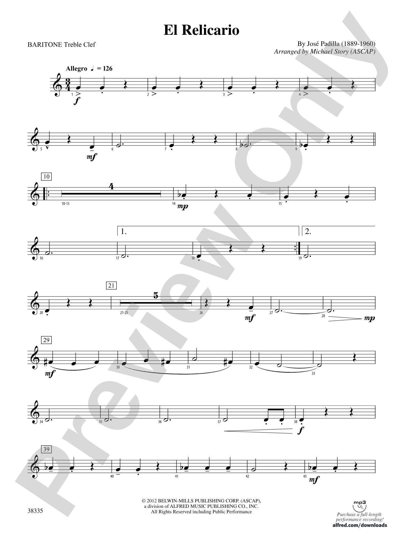 El Relicario: Baritone T.C.