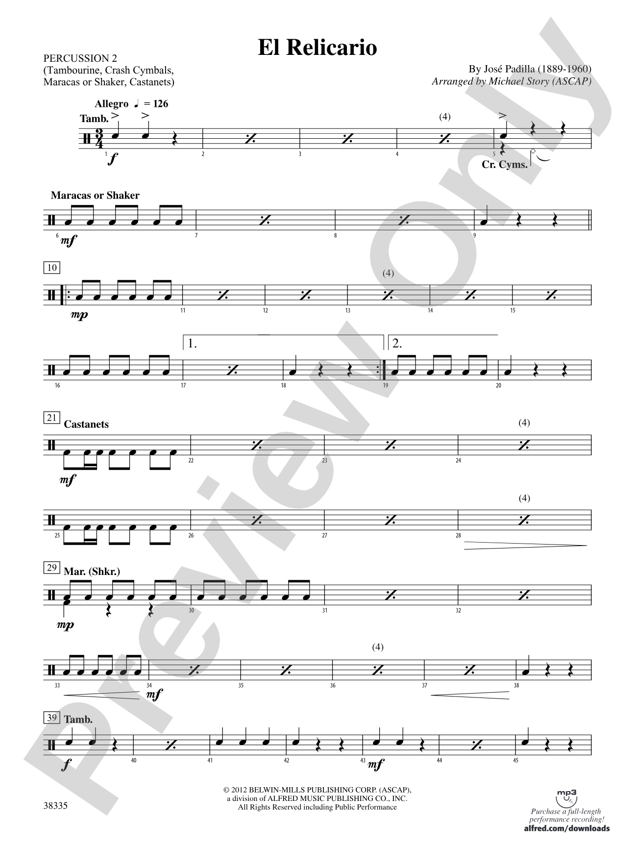 El Relicario: 2nd Percussion