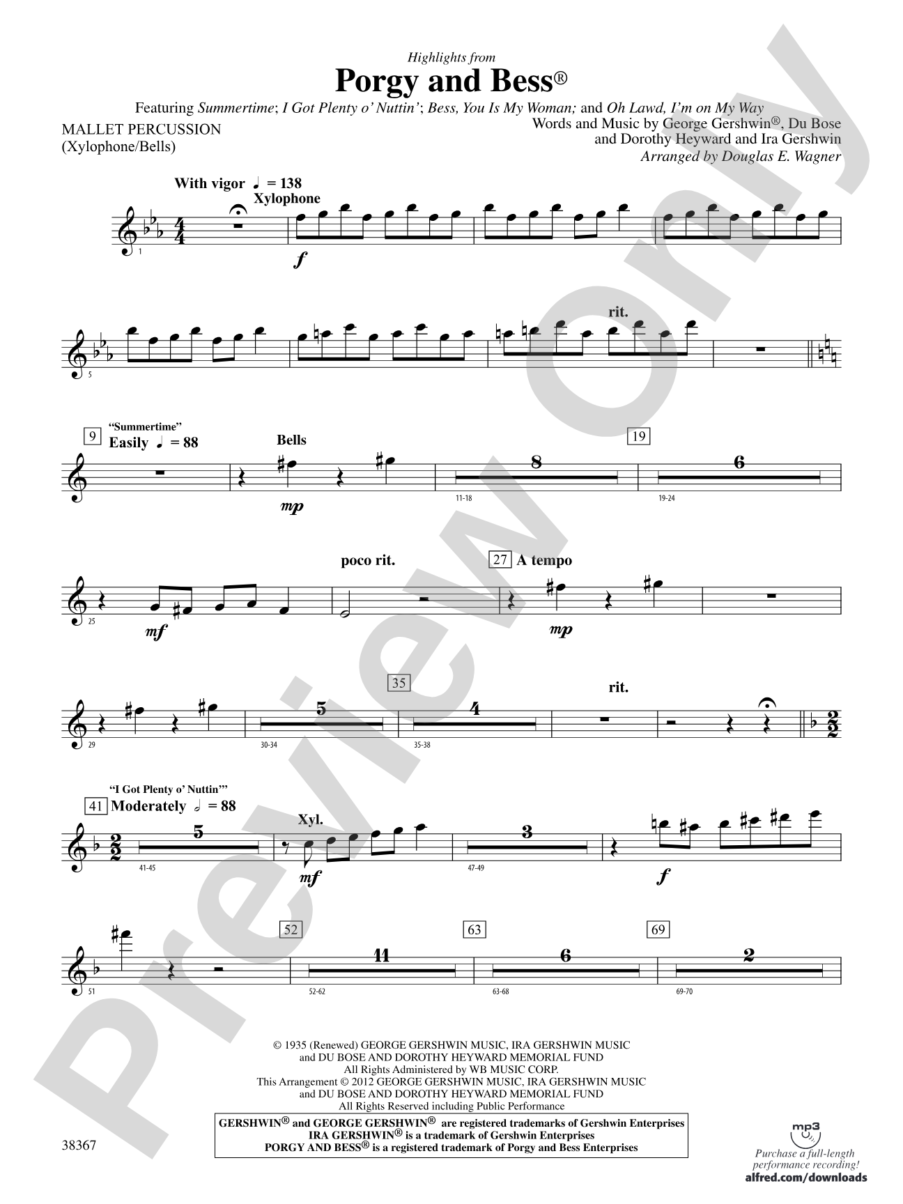 Porgy and Bess®, Highlights from: Mallets