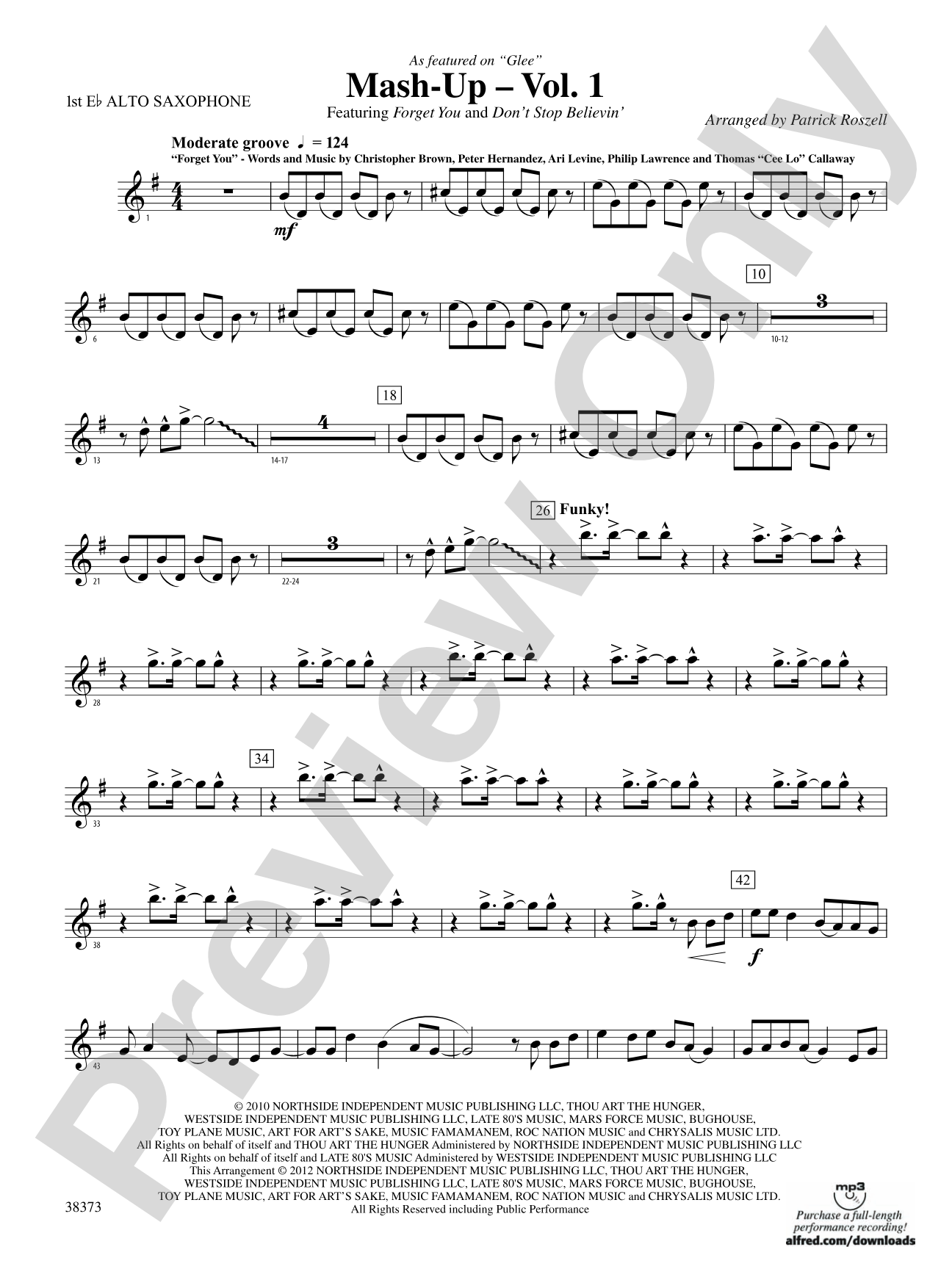 Mash-Up – Vol. 1: E-flat Alto Saxophone