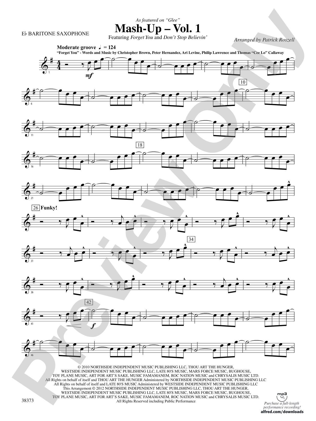 Mash-Up – Vol. 1: E-flat Baritone Saxophone