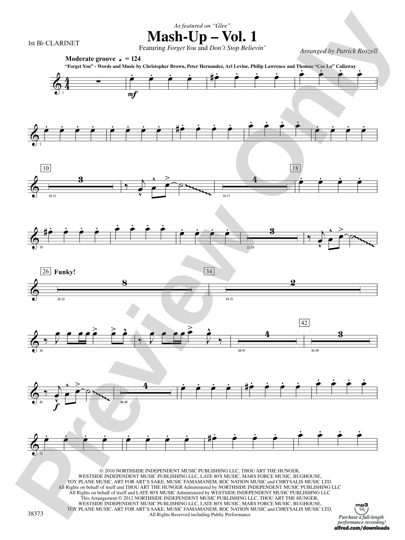 Mash-Up – Vol. 1: 1st B-flat Clarinet