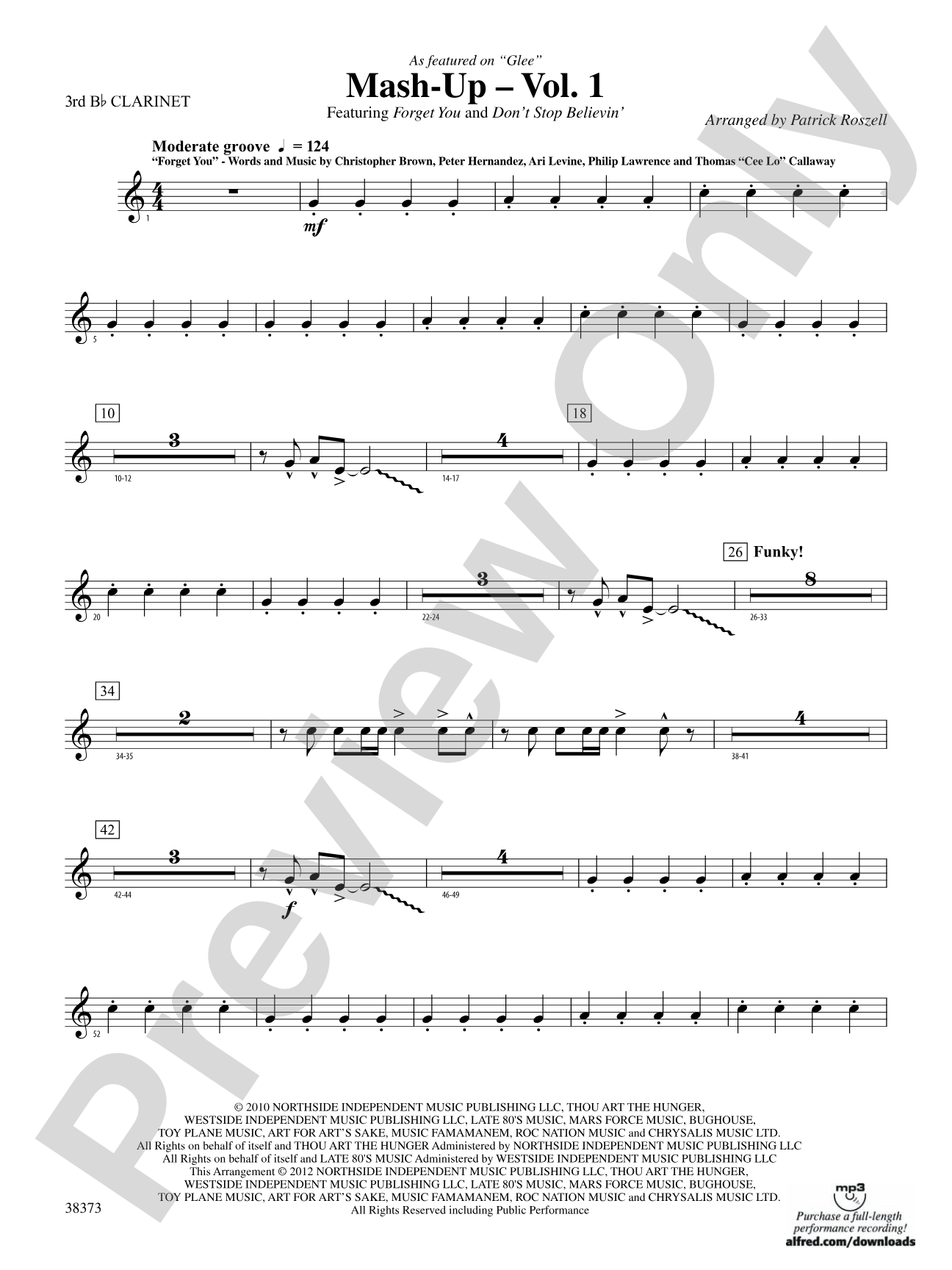 Mash-Up – Vol. 1: 3rd B-flat Clarinet