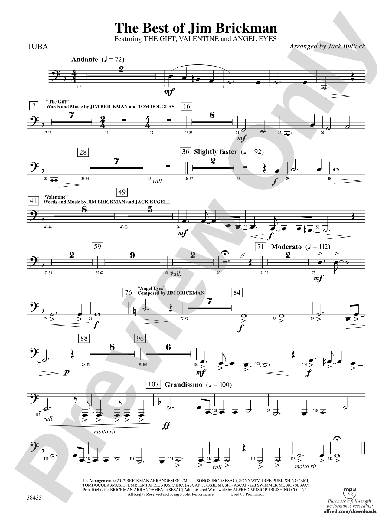 The Best of Jim Brickman: Tuba