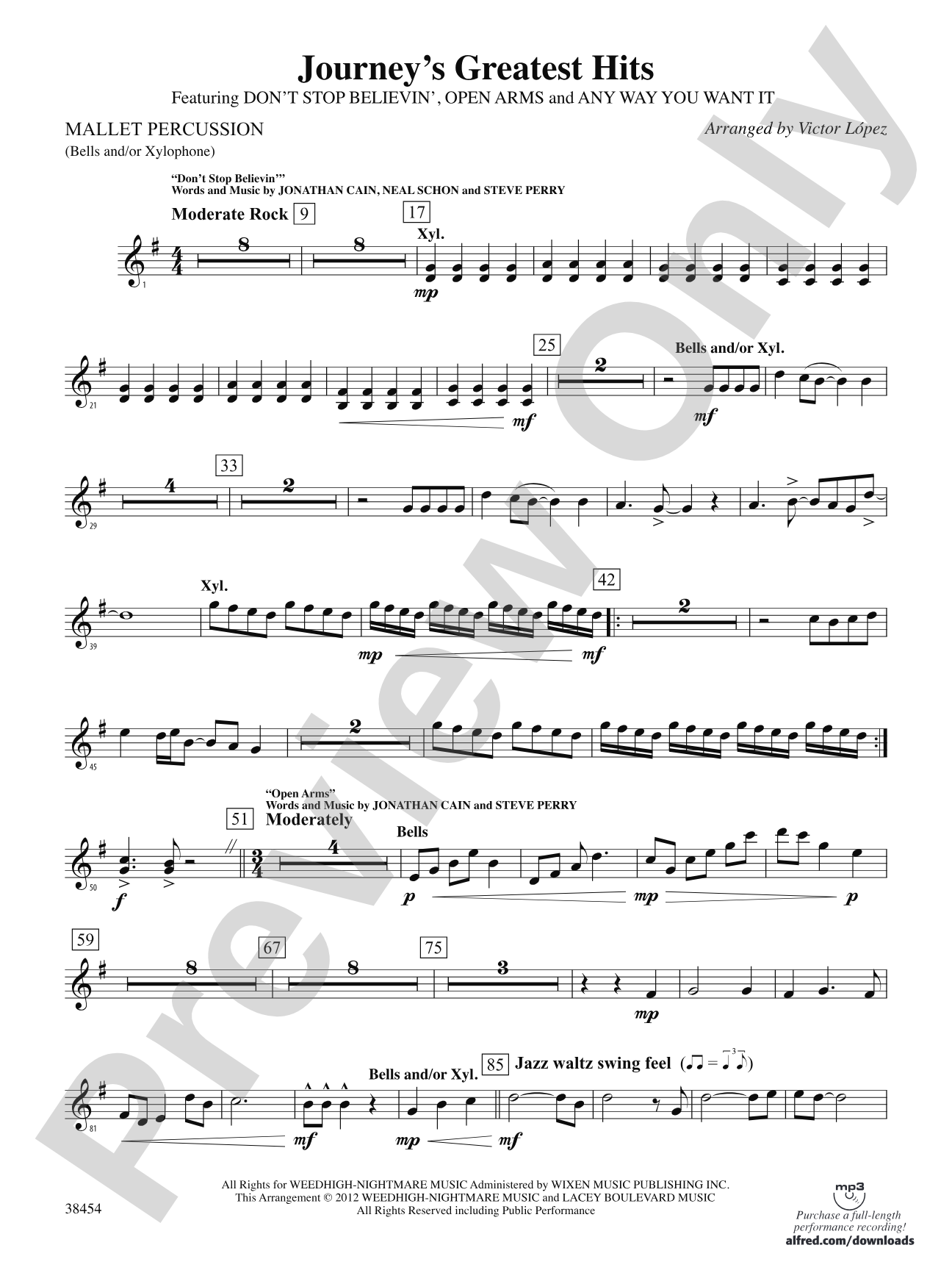 Journey's Greatest Hits: Mallets