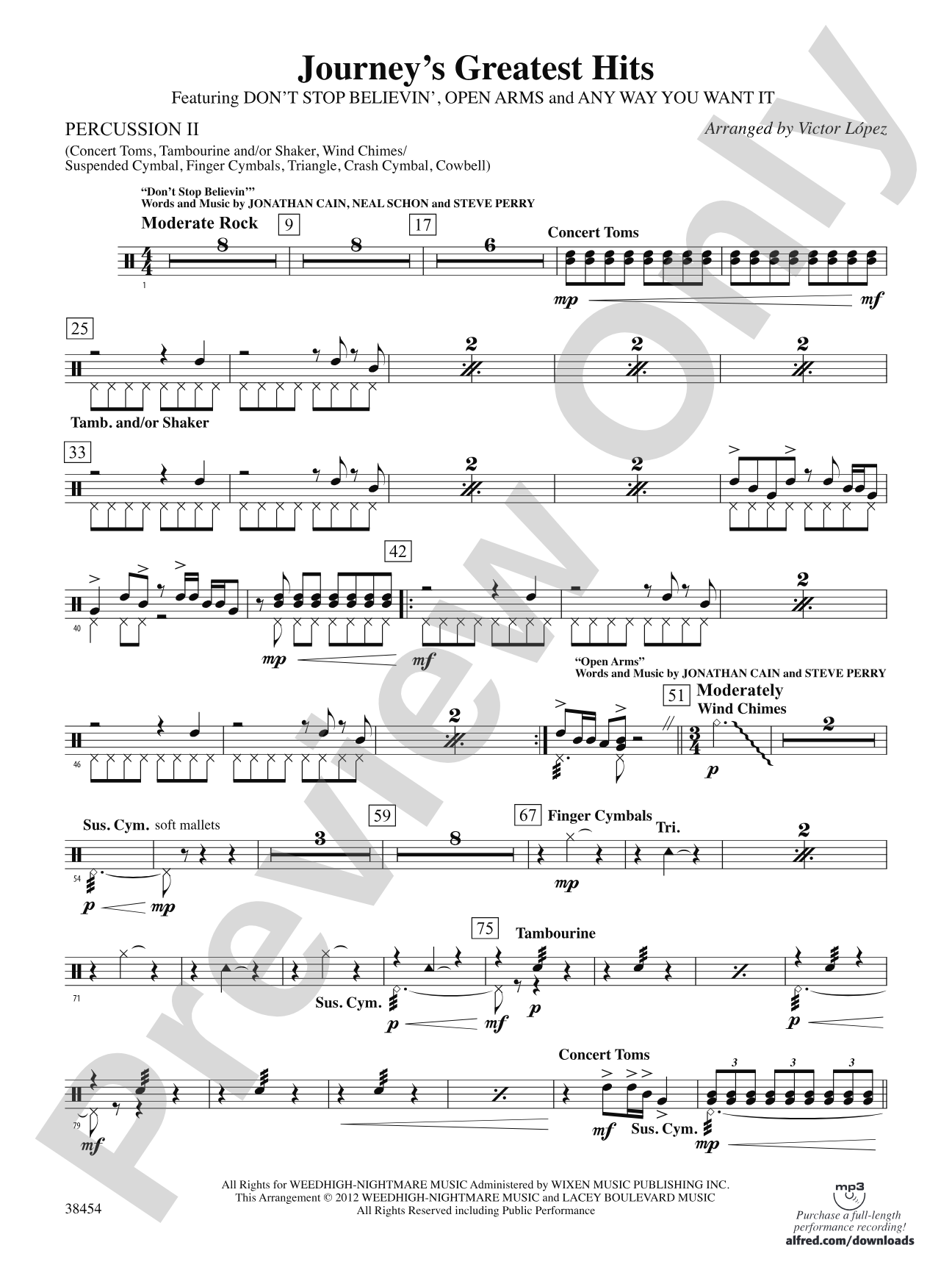 Journey's Greatest Hits: 2nd Percussion