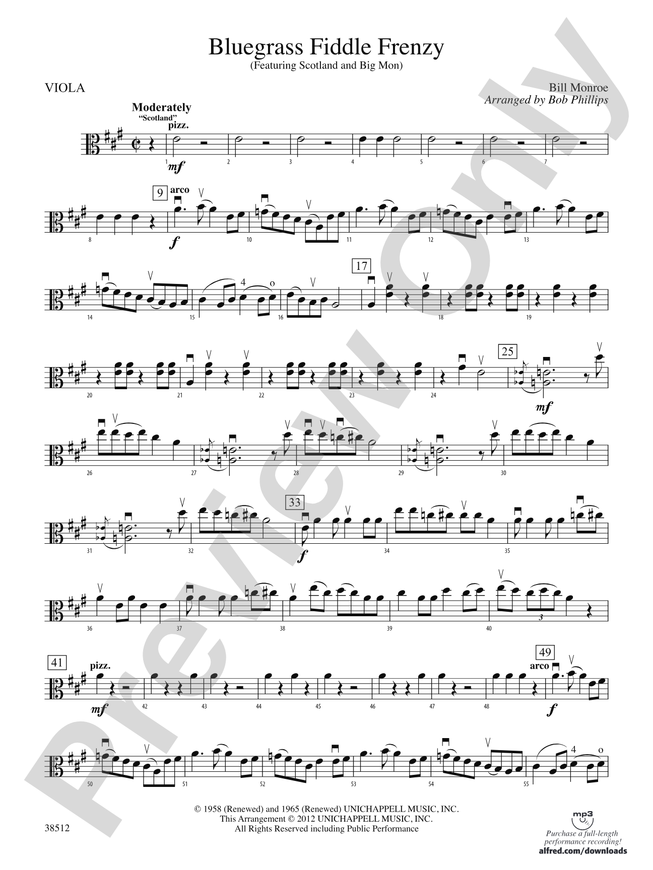 Bluegrass Fiddle Frenzy: Viola