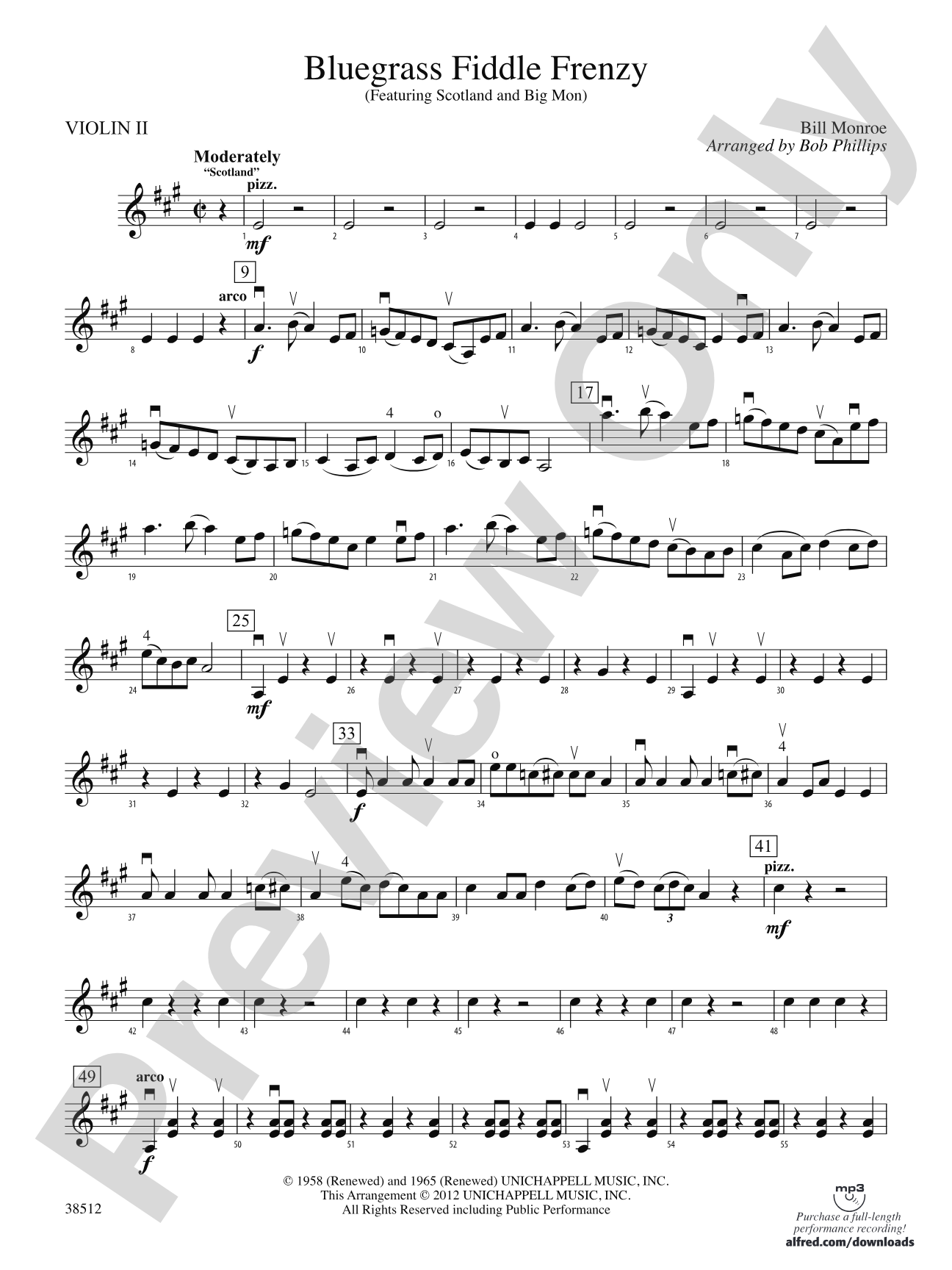 Bluegrass Fiddle Frenzy: 2nd Violin