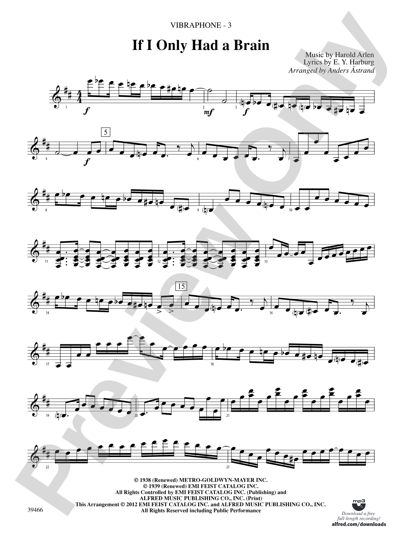 The Wizard of Oz Mallet Collection: Vibraphone
