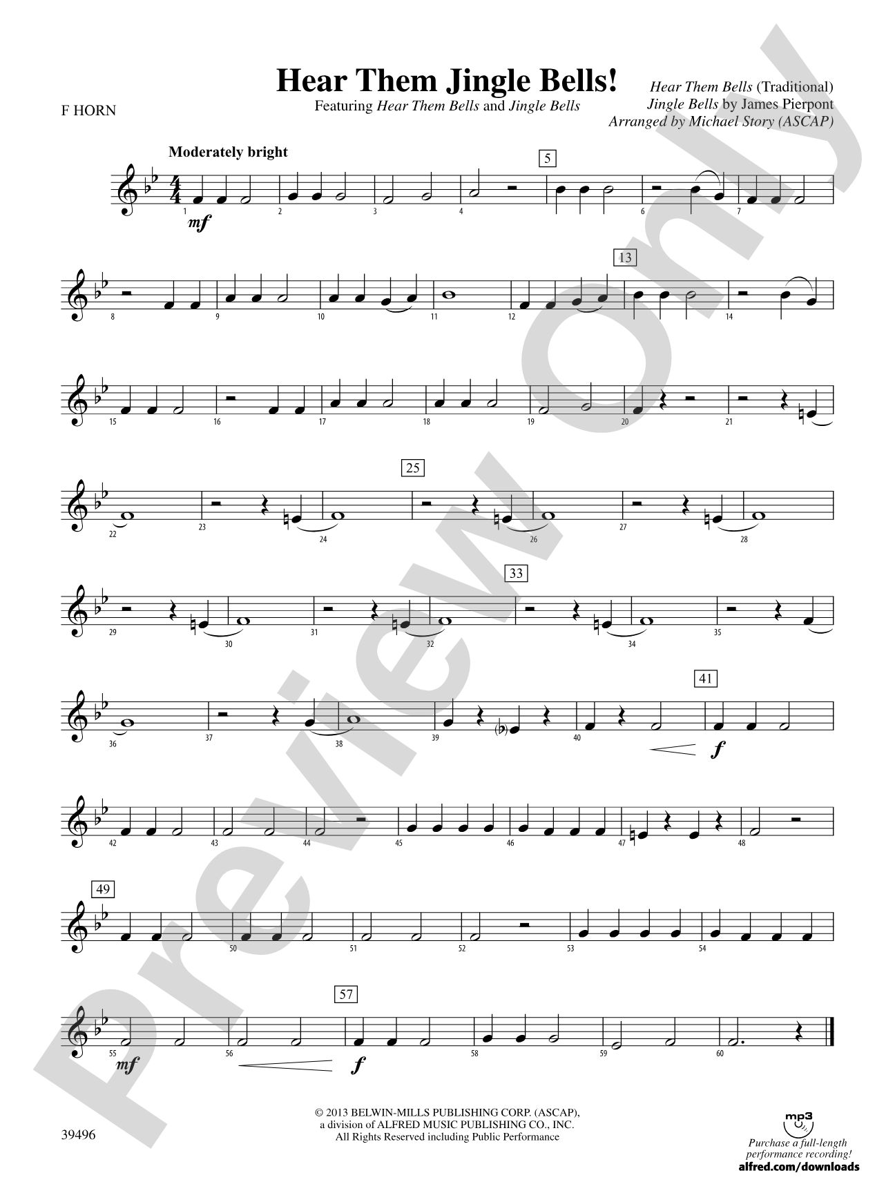 Hear Them Jingle Bells!: 1st F Horn