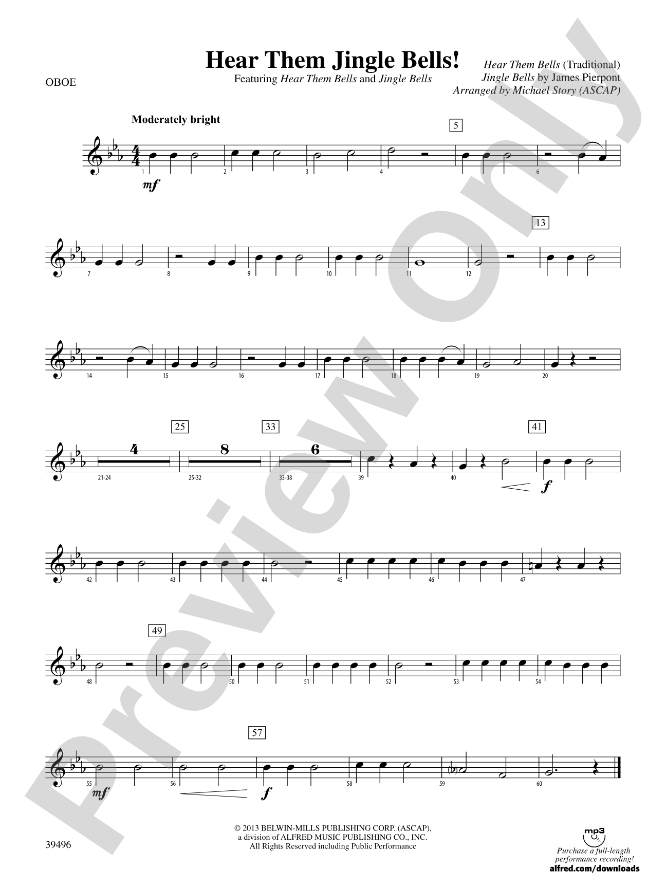 Hear Them Jingle Bells!: Oboe