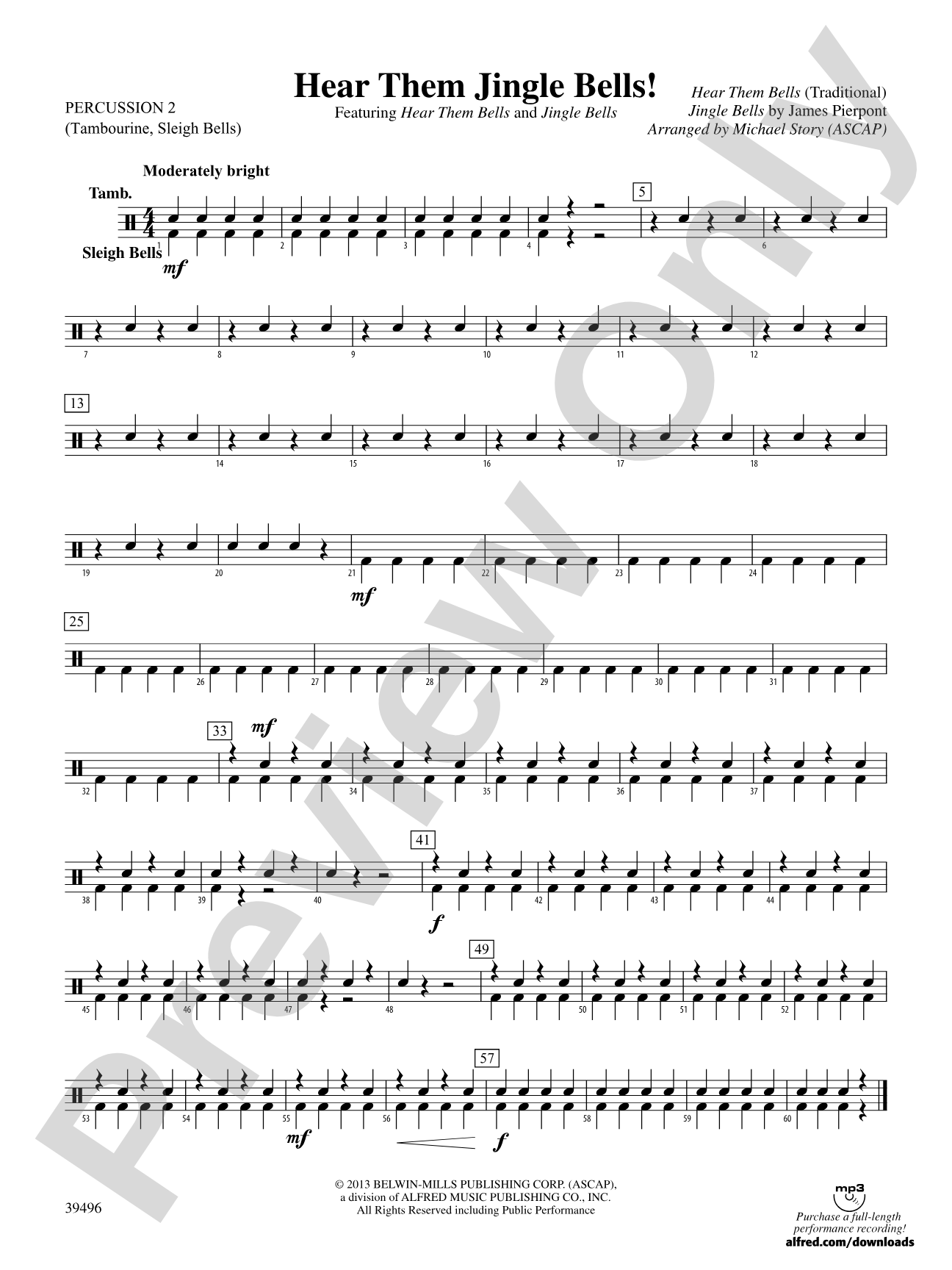 Hear Them Jingle Bells!: 2nd Percussion