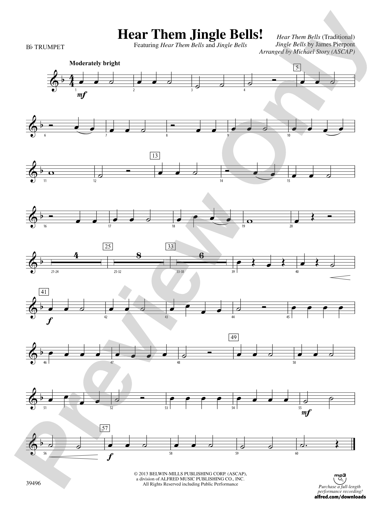 Hear Them Jingle Bells!: 1st B-flat Trumpet