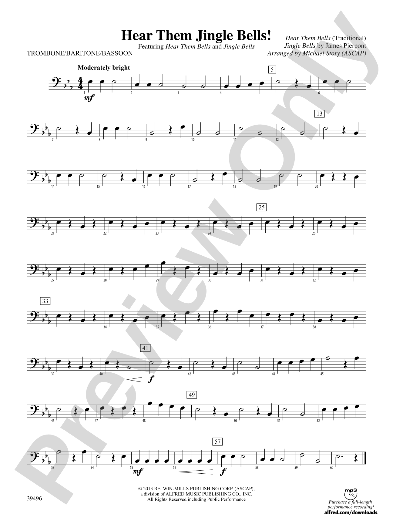 Hear Them Jingle Bells!: 1st Trombone