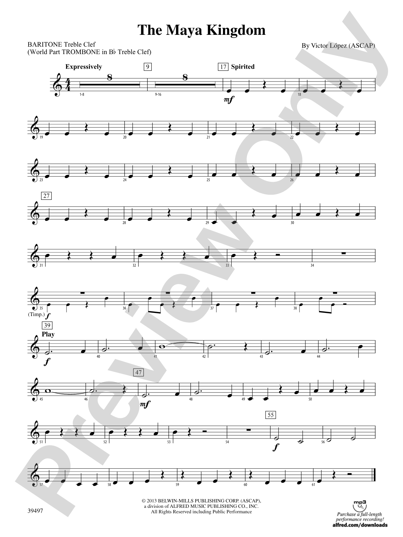 The Maya Kingdom: Baritone T.C.