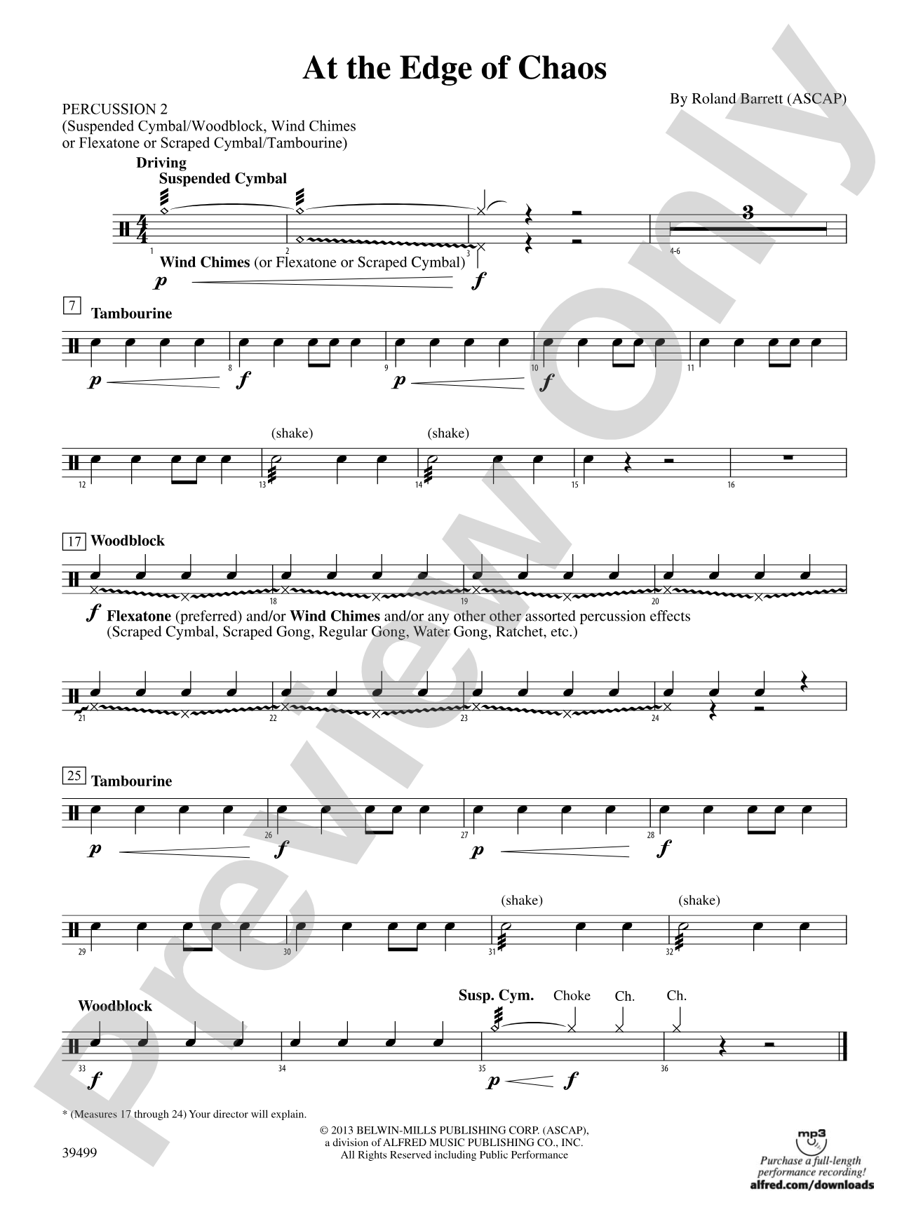 At the Edge of Chaos: 2nd Percussion