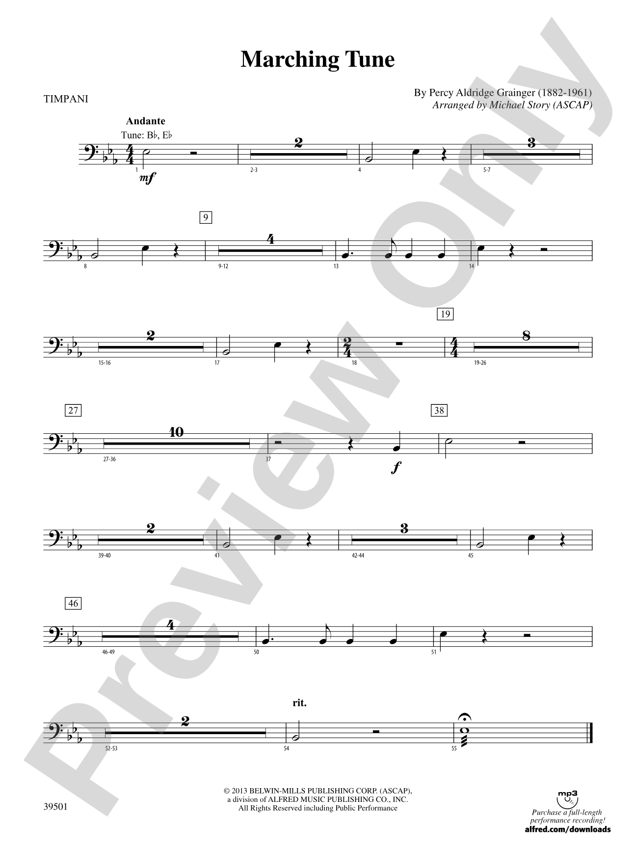 Marching Tune: Timpani