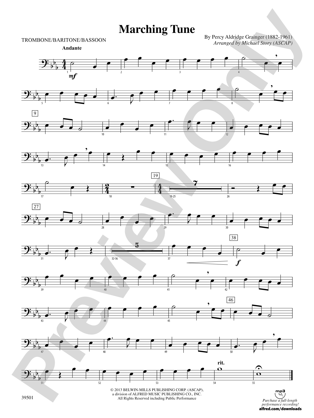 Marching Tune: 1st Trombone