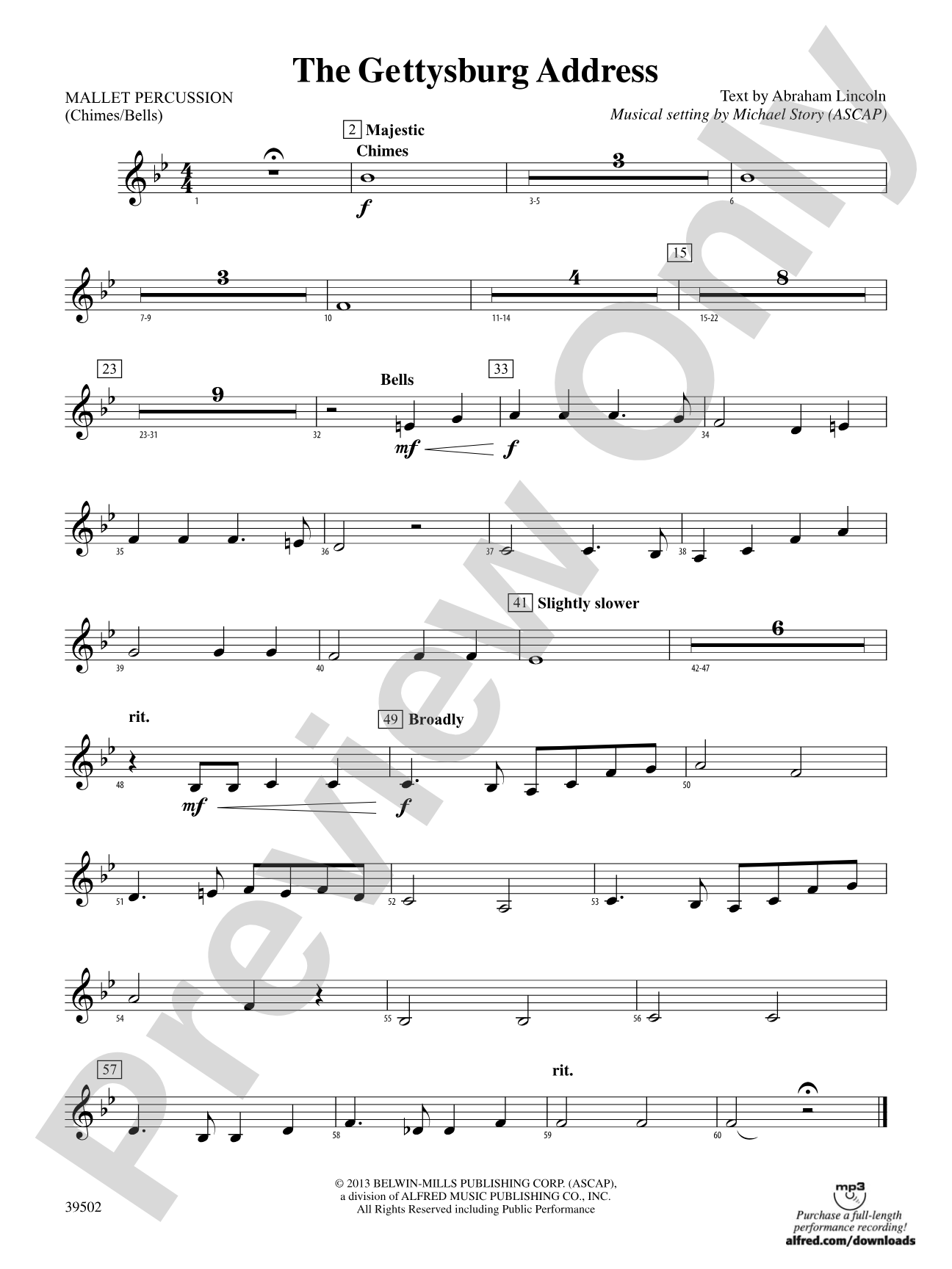 The Gettysburg Address: Mallets