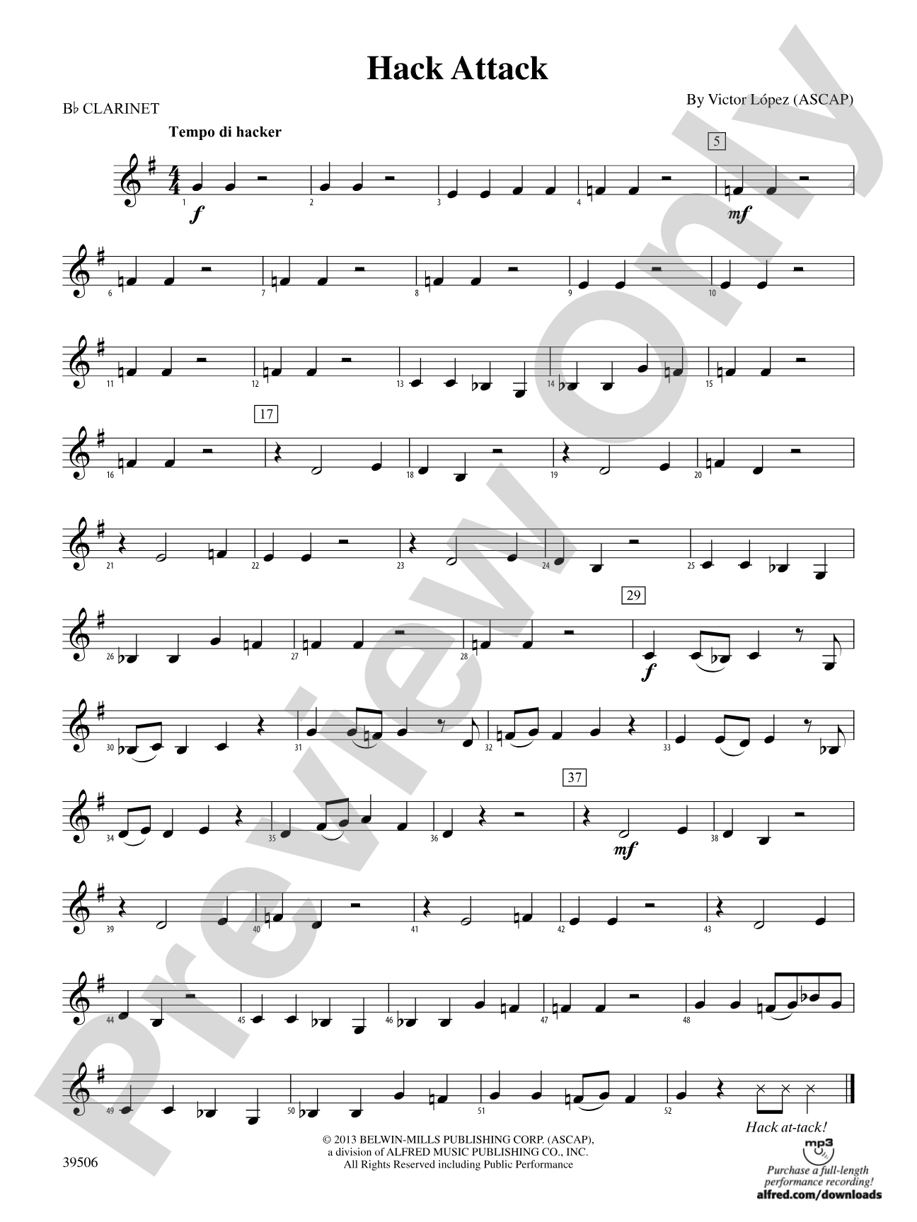 Hack Attack: 1st B-flat Clarinet