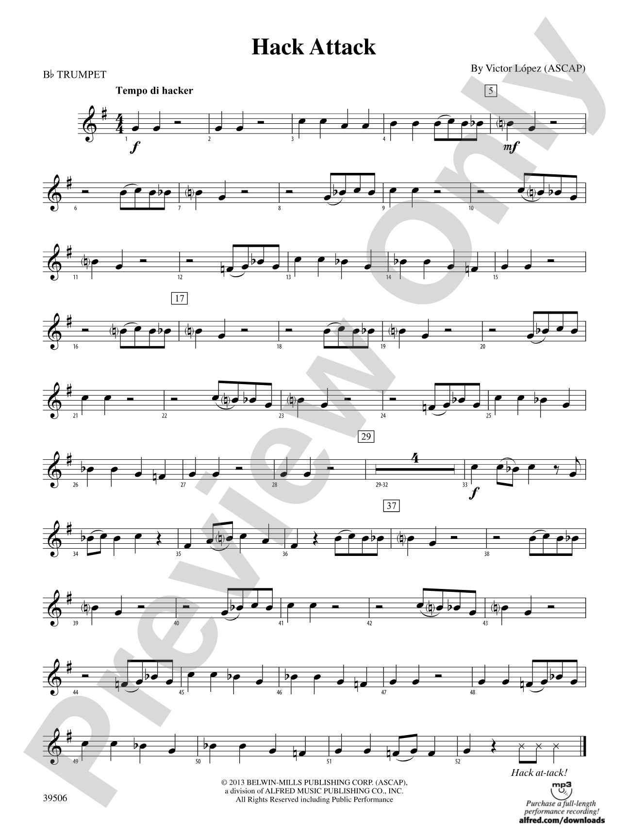 Hack Attack: 1st B-flat Trumpet