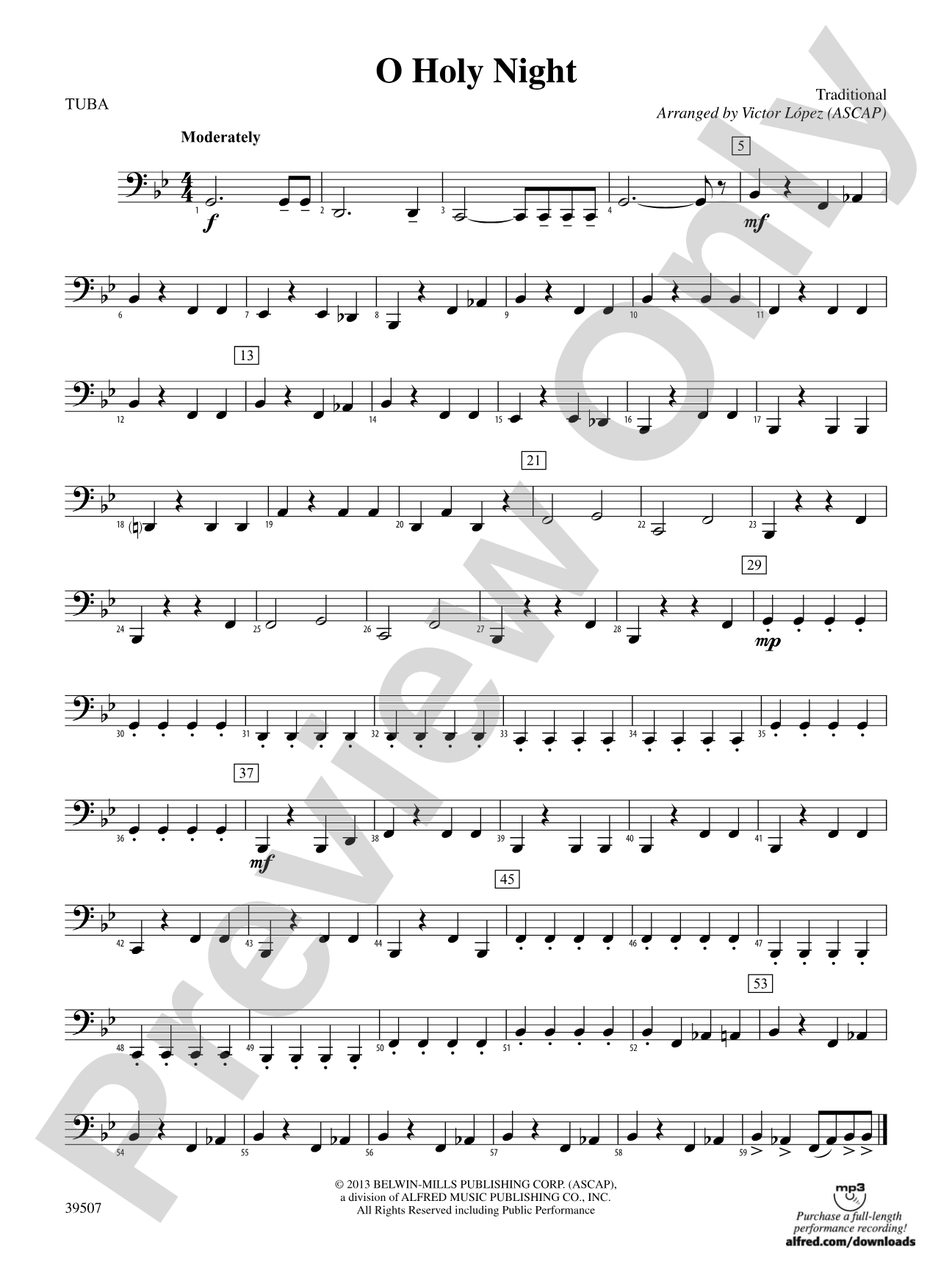 O Holy Night: Tuba