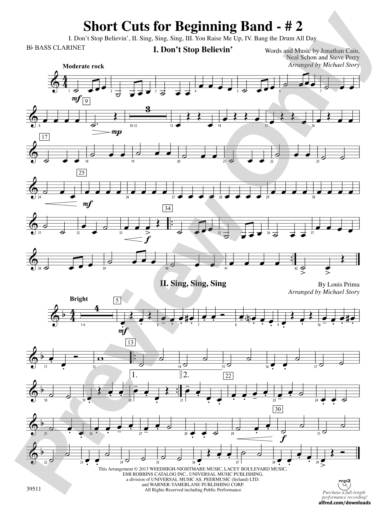 Short Cuts for Beginning Band -- #2: B-flat Bass Clarinet