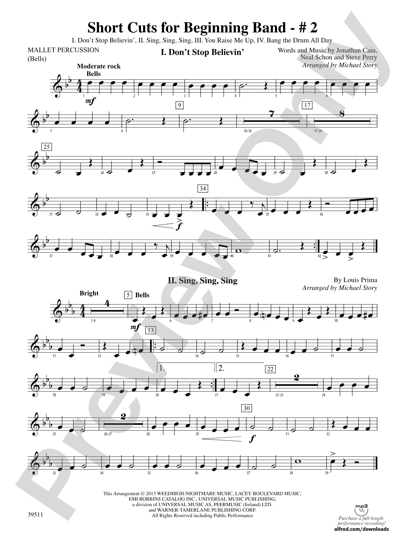 Short Cuts for Beginning Band -- #2: Mallets