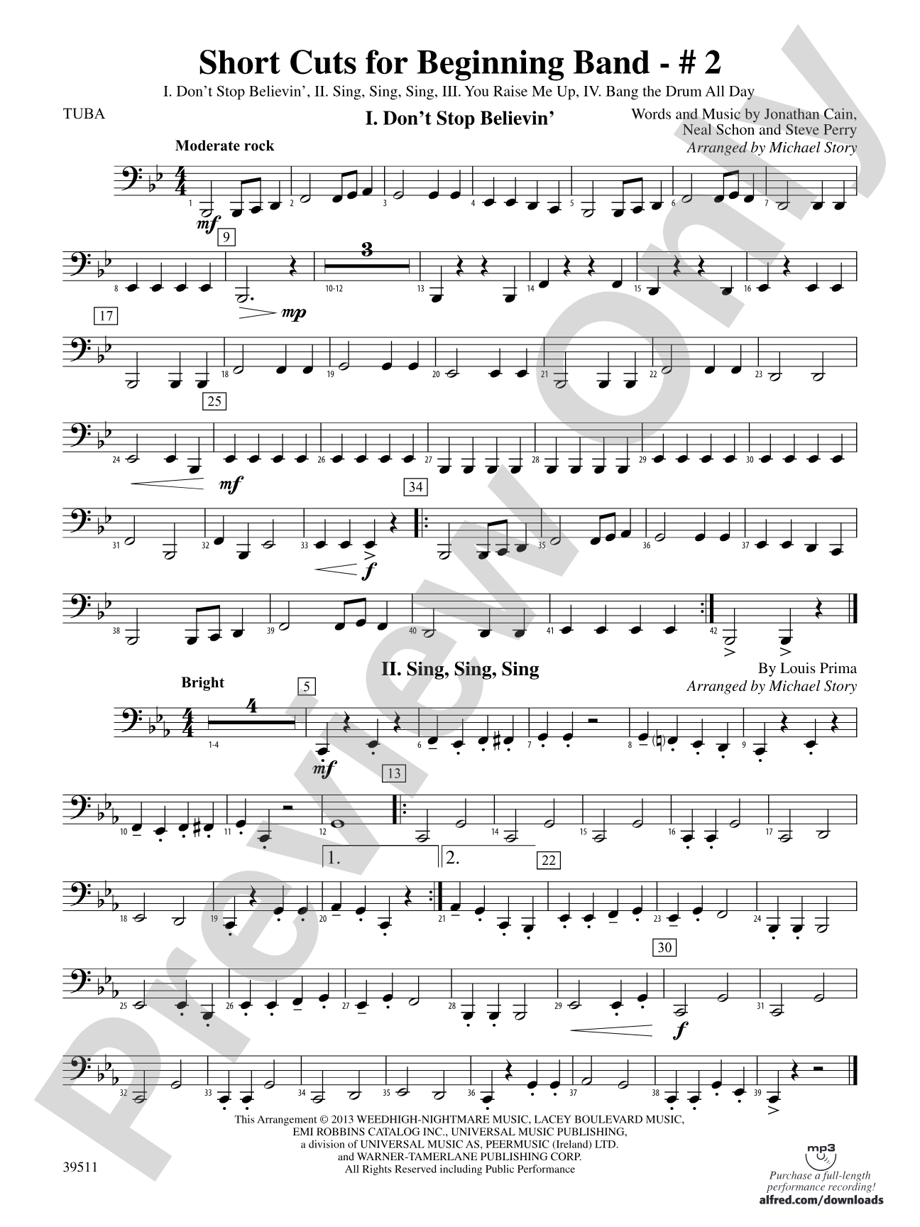 Short Cuts for Beginning Band -- #2: Tuba