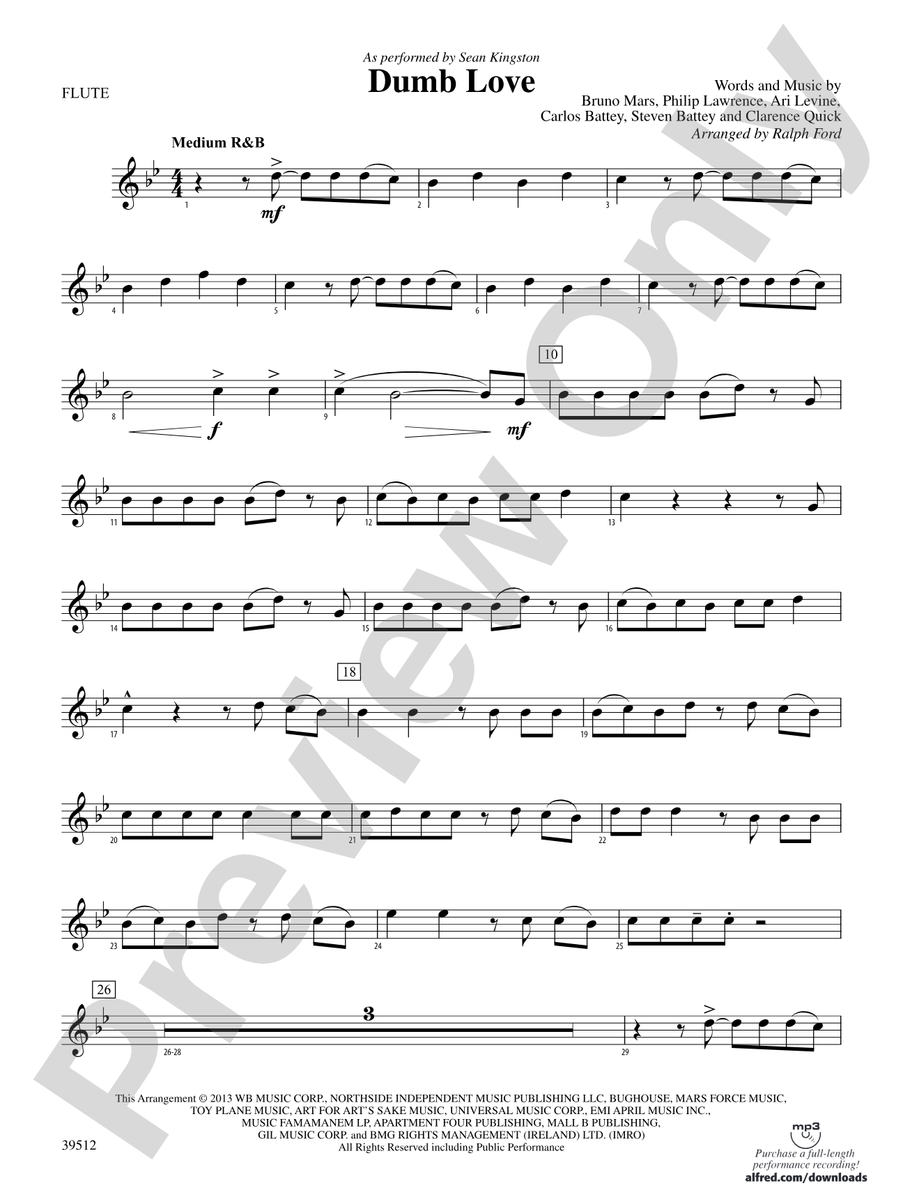 Dumb Love: Flute