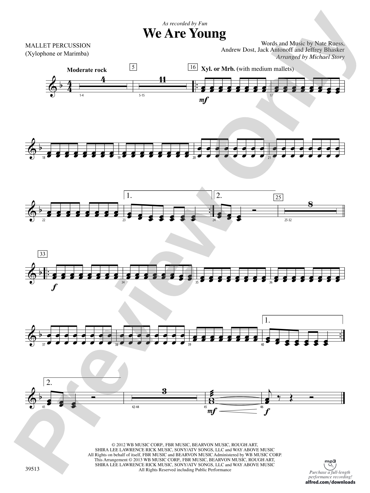 We Are Young: Mallets