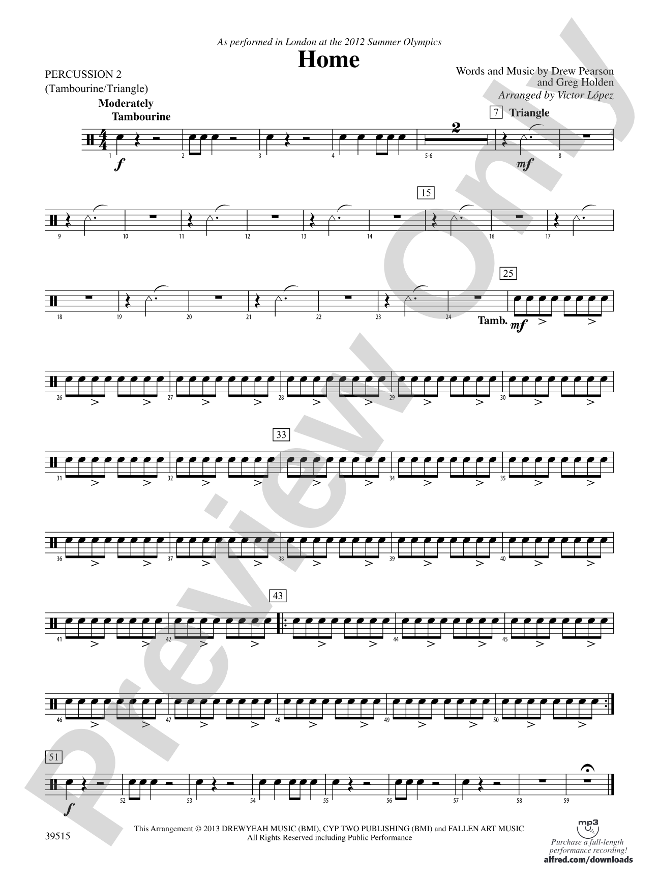 Home: 2nd Percussion