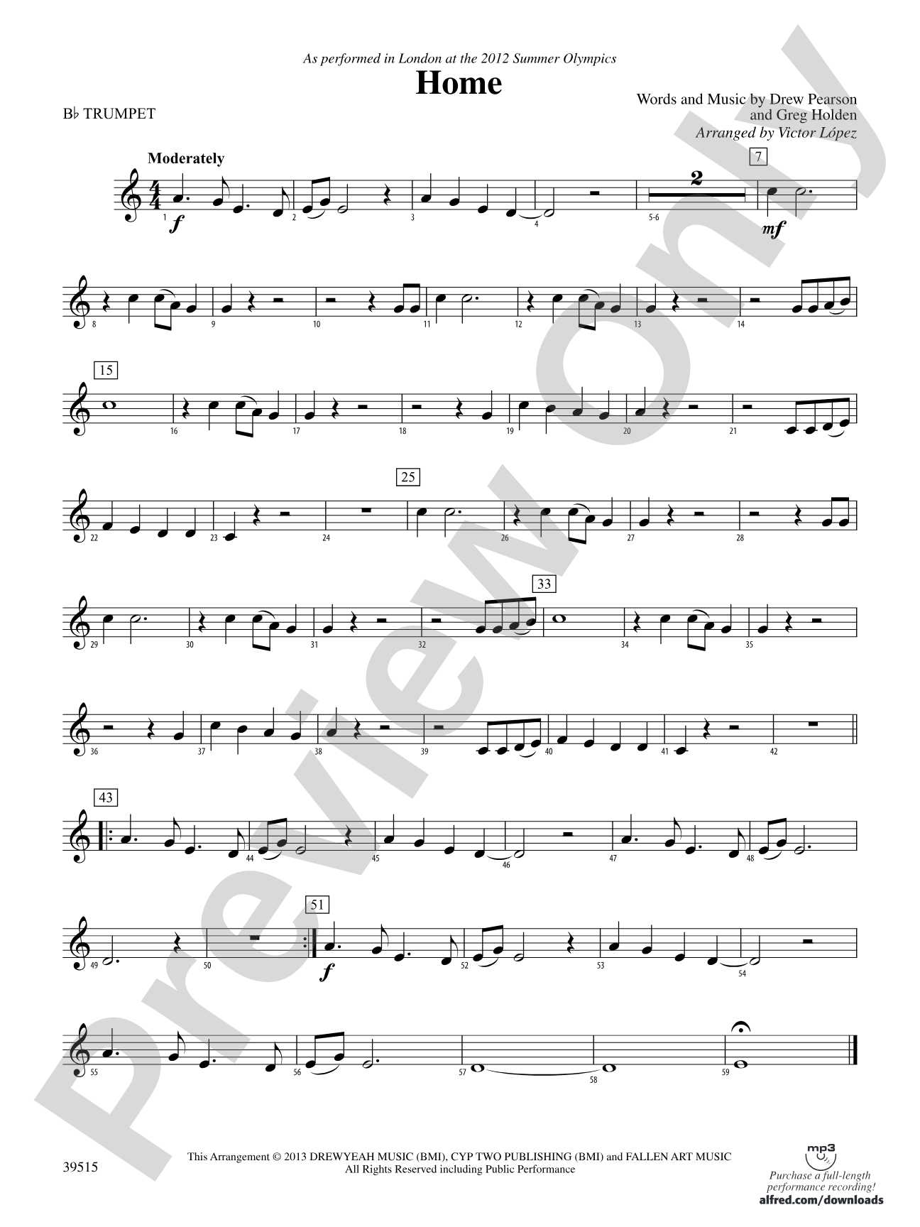 Home: 1st B-flat Trumpet