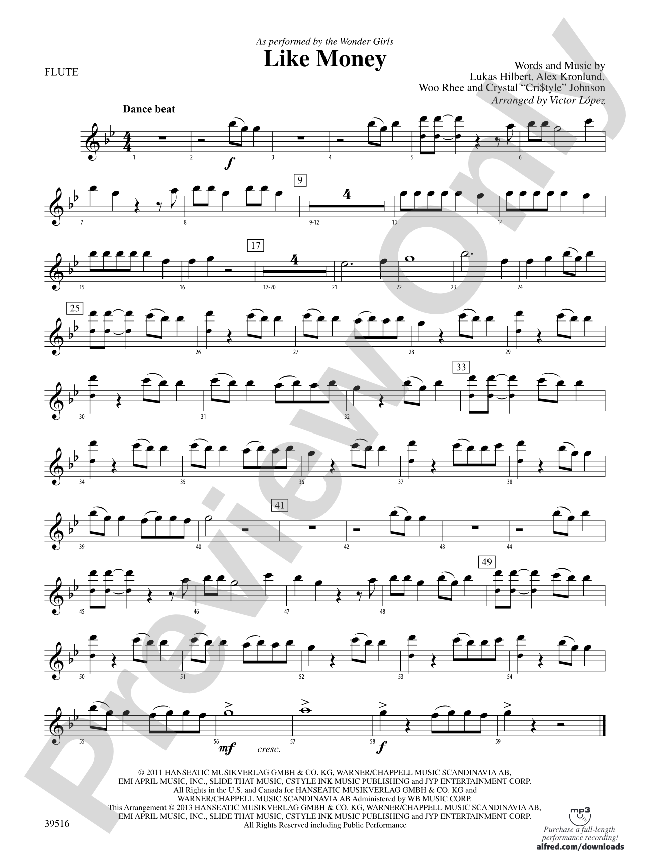 Like Money: Flute