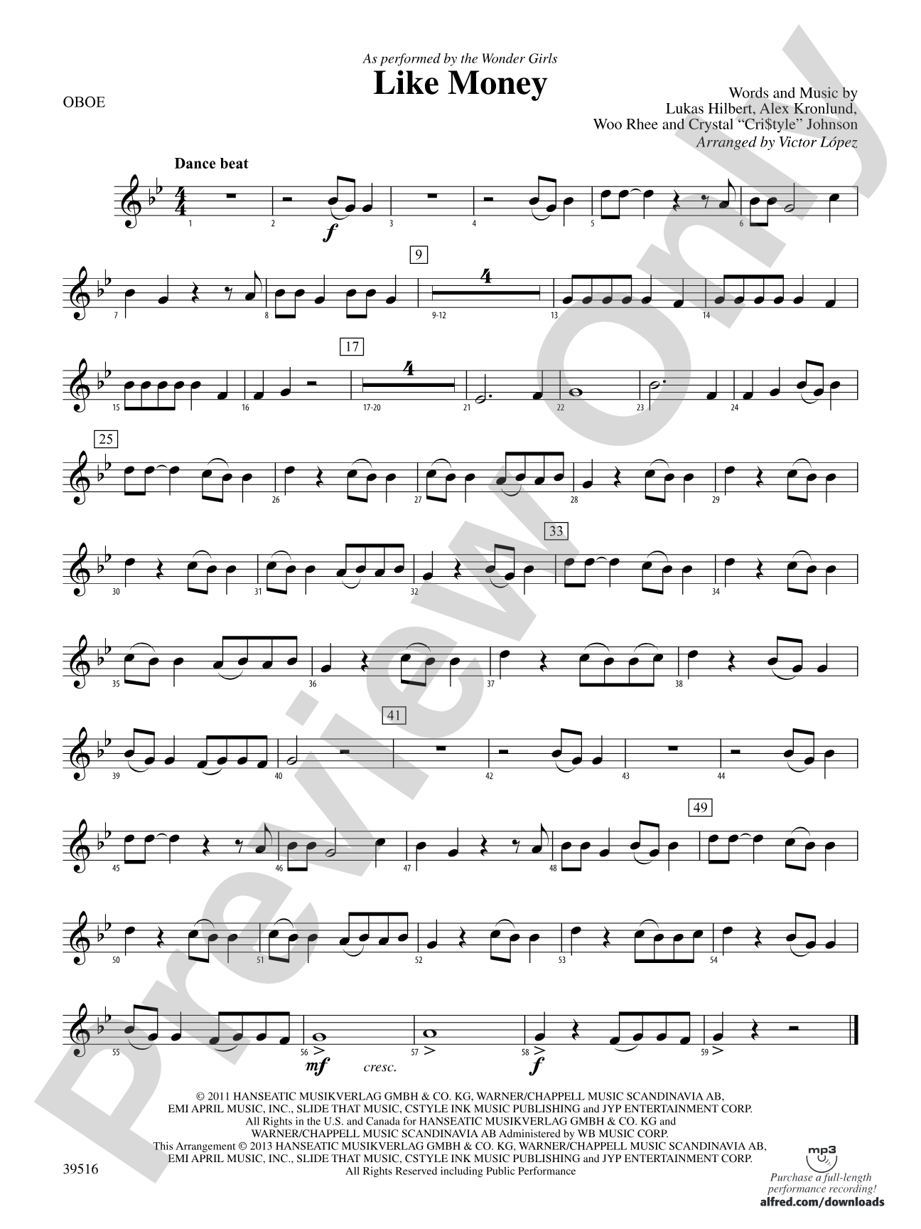 Like Money: Oboe