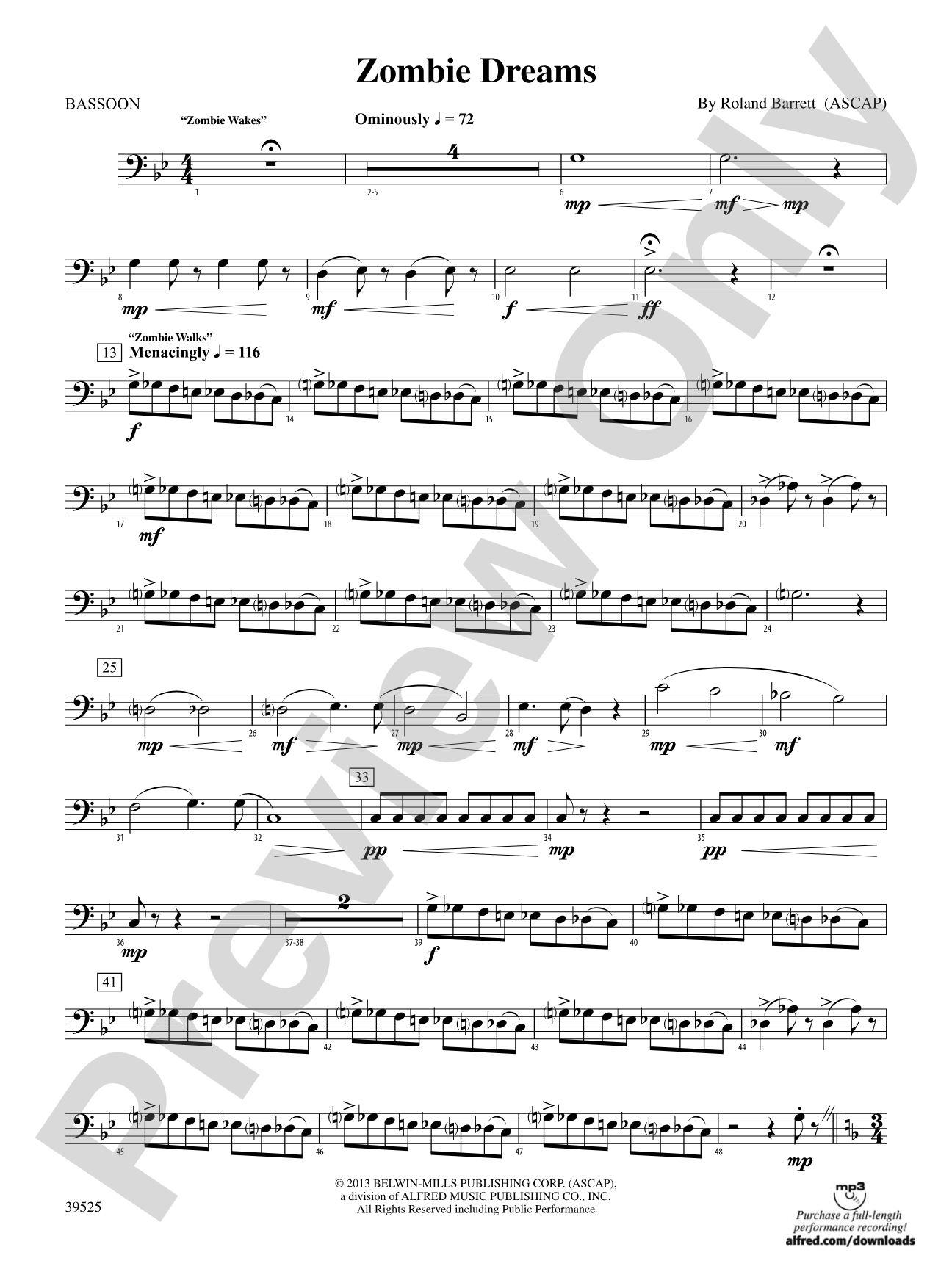 Zombie Dreams: Bassoon