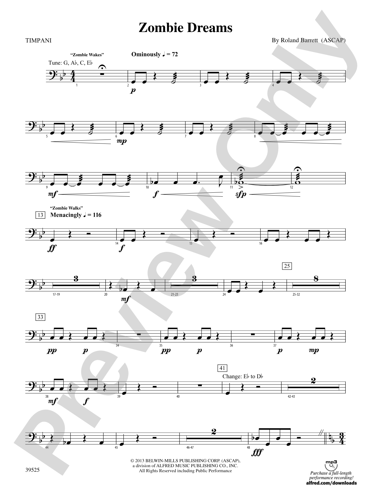 Zombie Dreams: Timpani