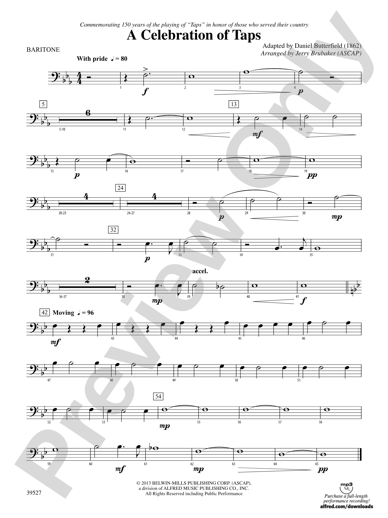 A Celebration of Taps: Baritone B.C.