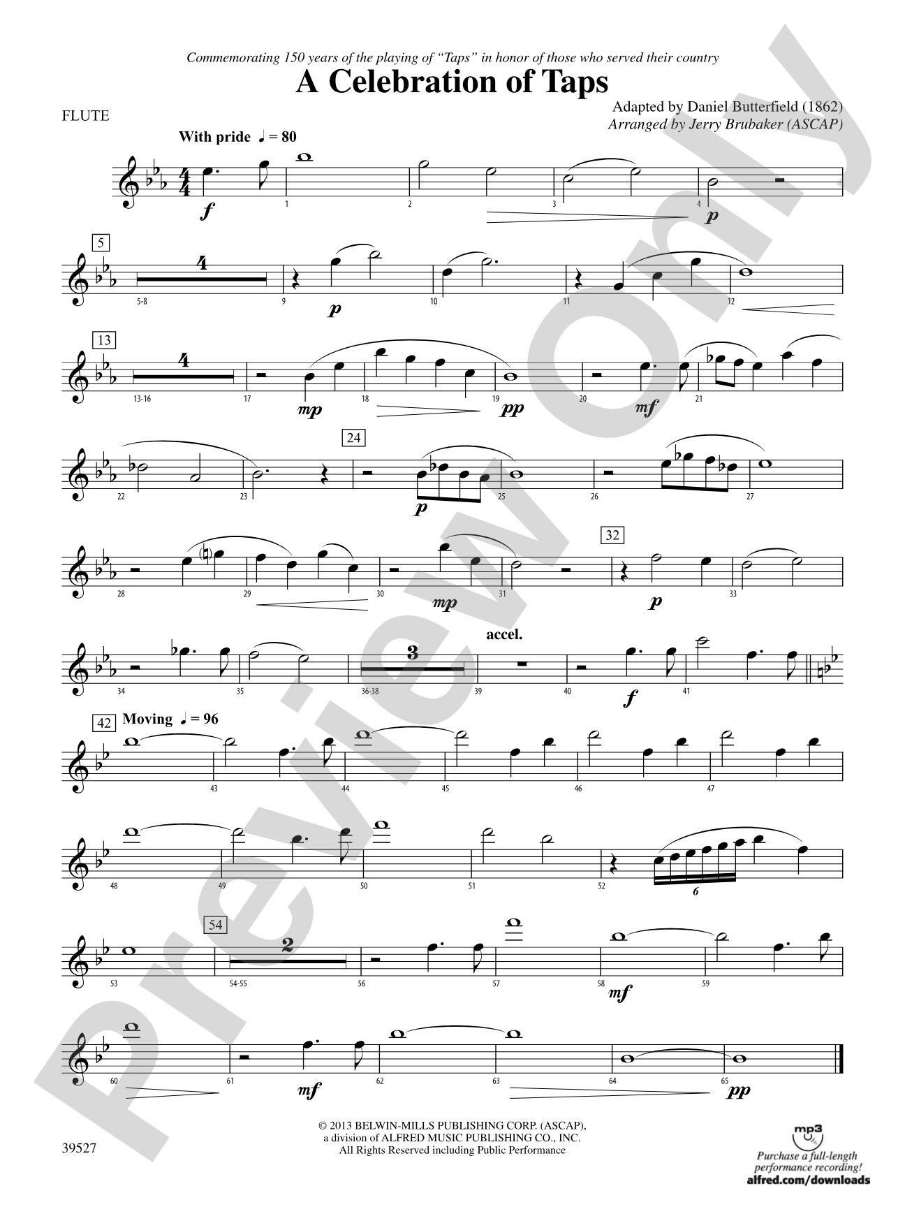 A Celebration of Taps: Flute