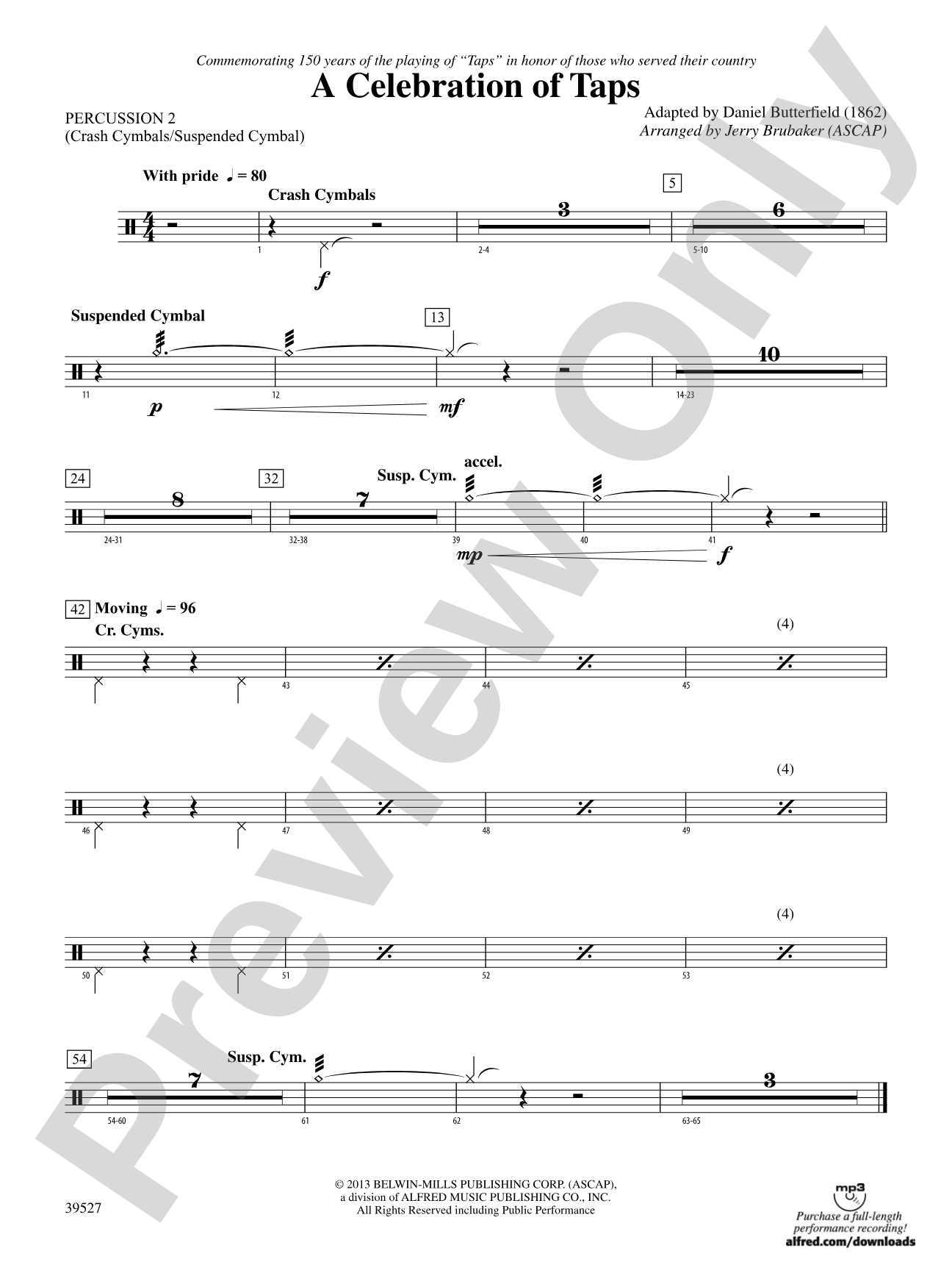 A Celebration of Taps: 2nd Percussion
