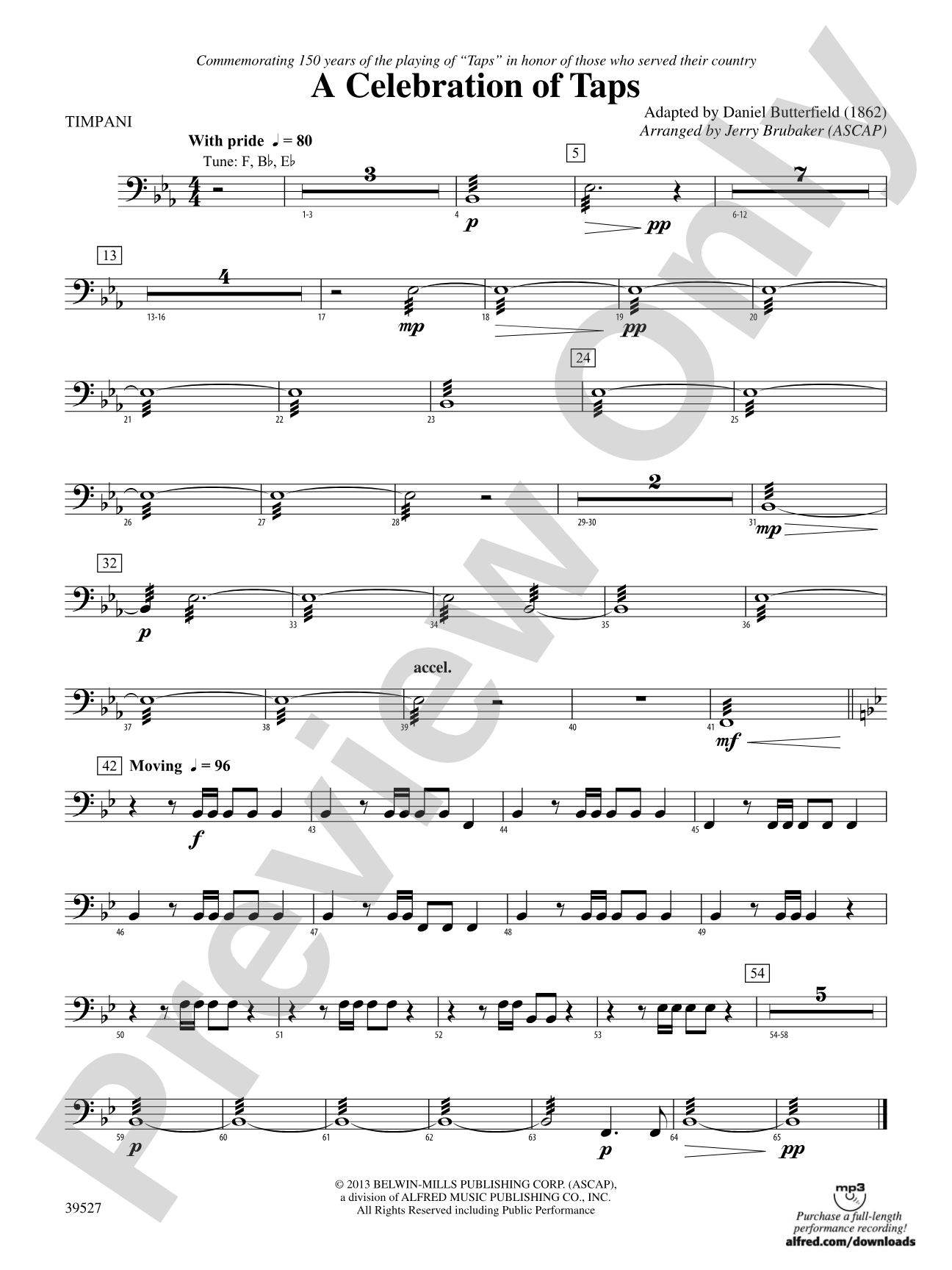 A Celebration of Taps: Timpani