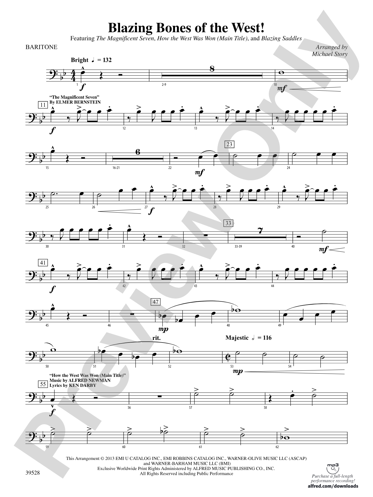 Blazing Bones of the West!: Baritone B.C.