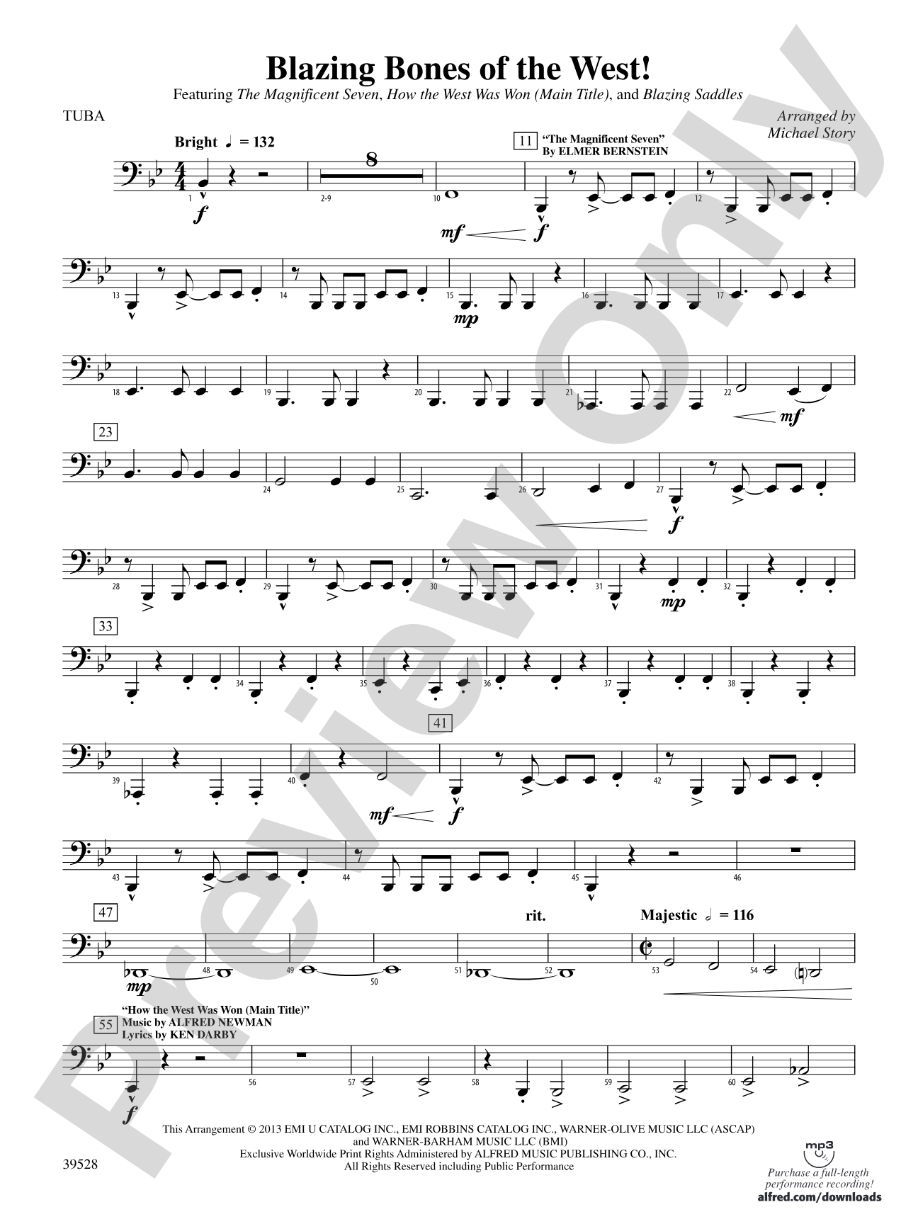 Blazing Bones of the West!: Tuba