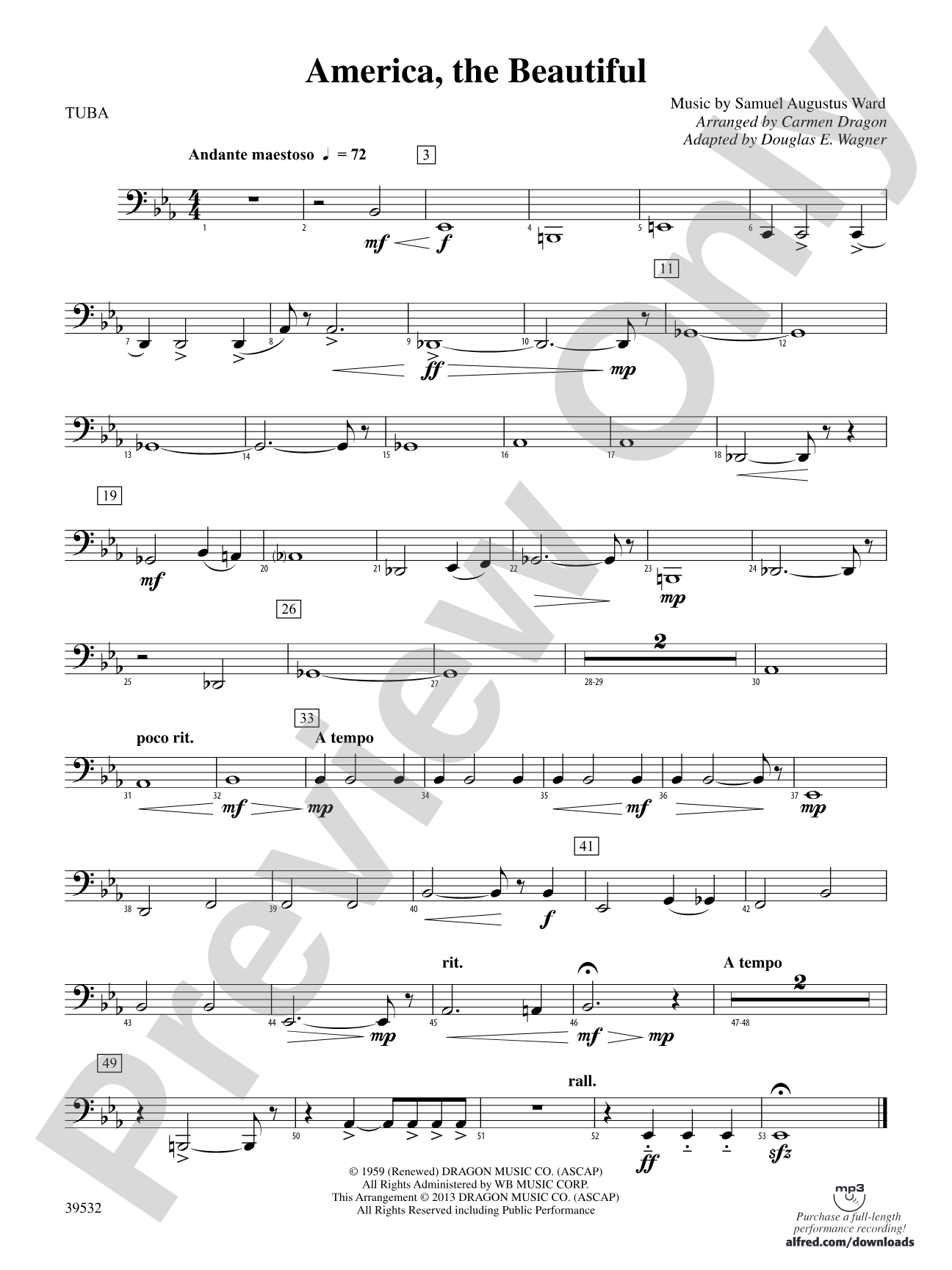 America, the Beautiful: Tuba