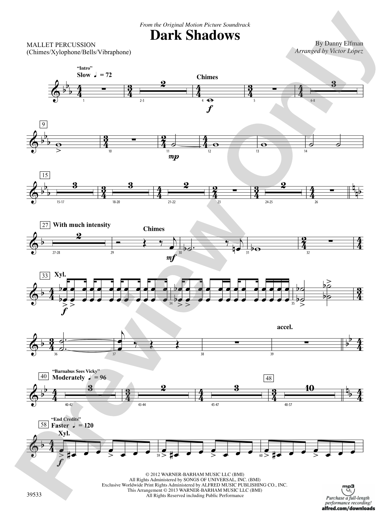 Dark Shadows (from the Original Motion Picture Soundtrack): Mallets