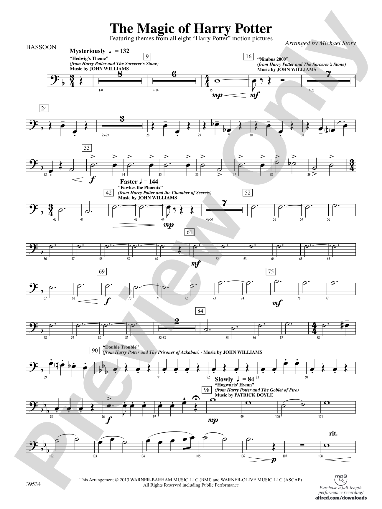 The Magic of Harry Potter: Bassoon