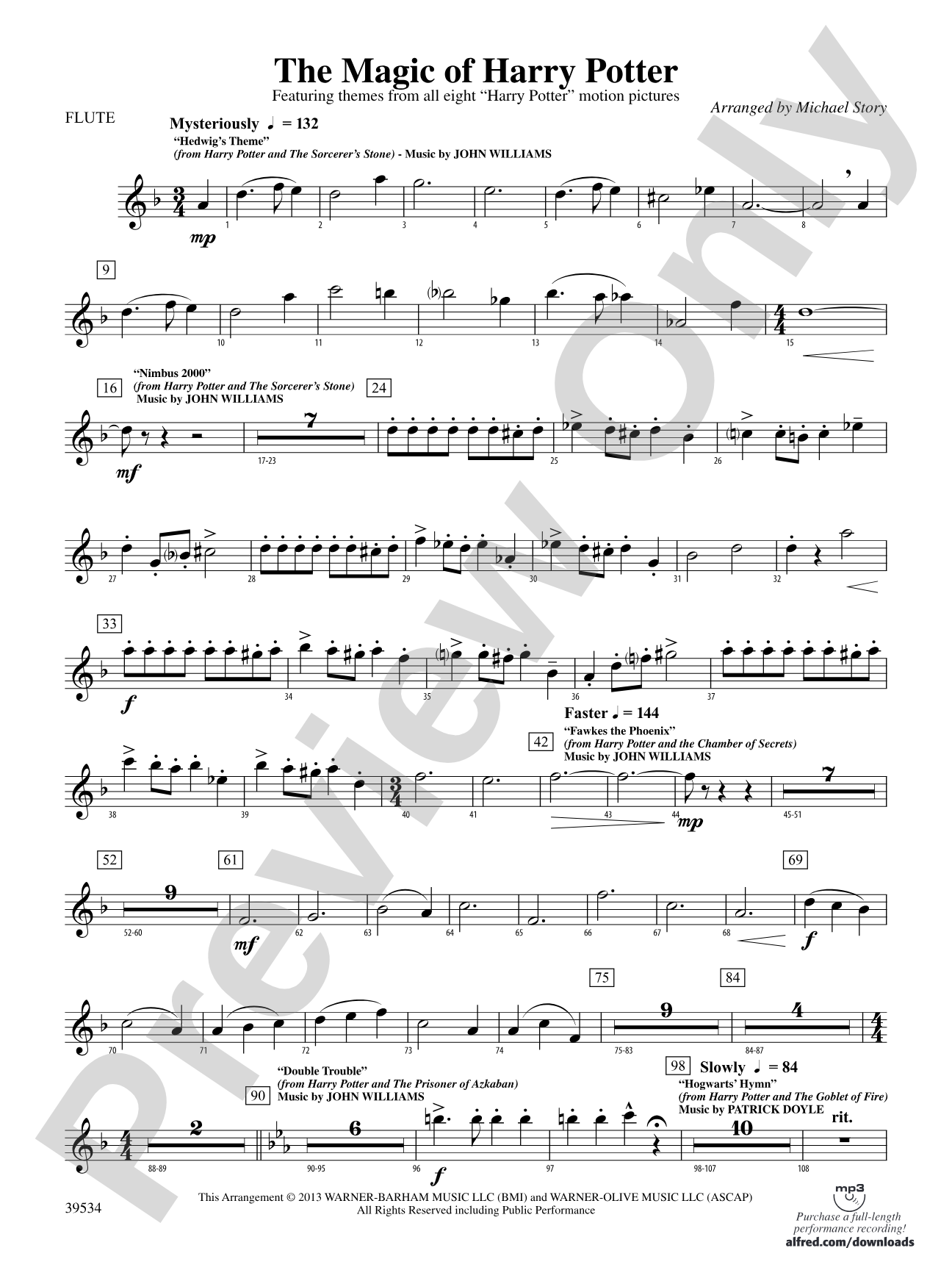The Magic of Harry Potter: Flute