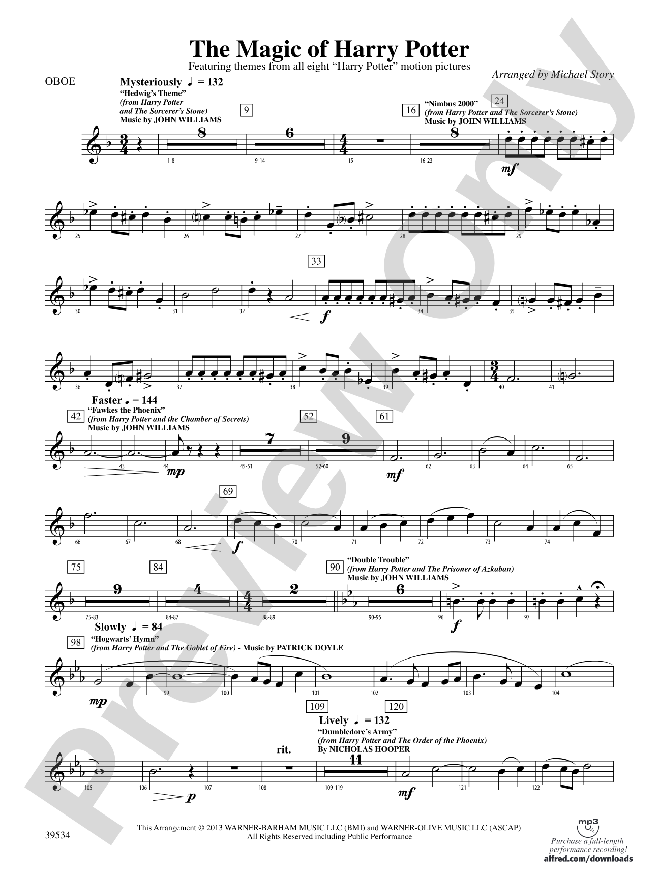 The Magic of Harry Potter: Oboe