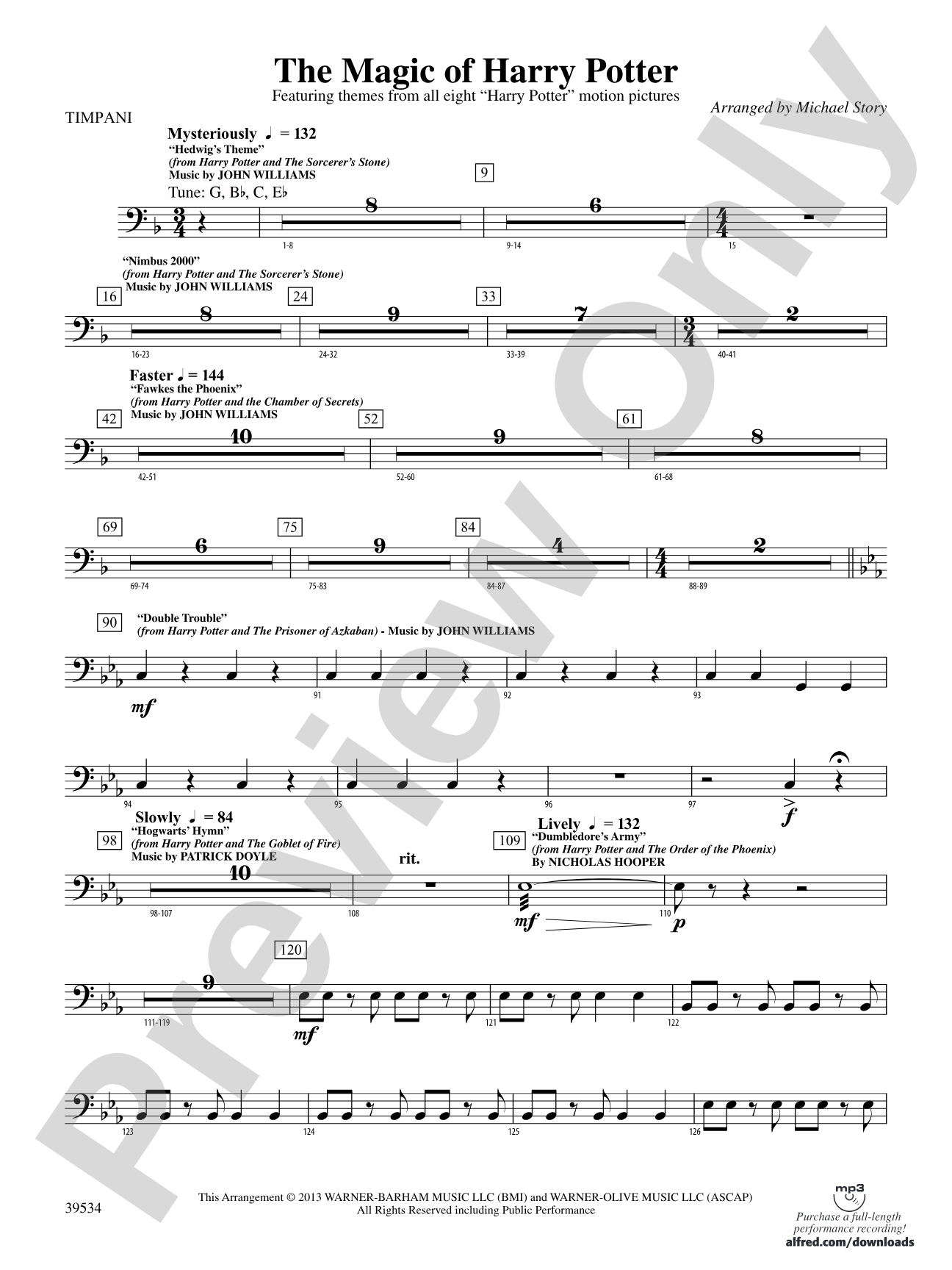 The Magic of Harry Potter: Timpani
