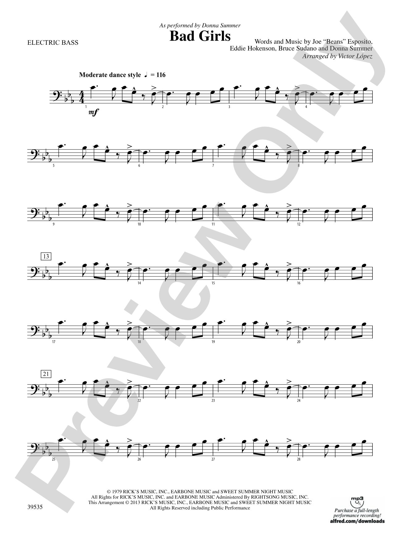 Bad Girls: Electric Bass